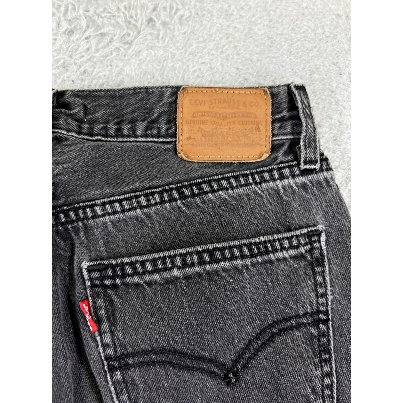 Levi's Levi's Jeans Men 25 Black Denim Straight Relaxed Cotton Big E Vintage No Size US 26 / EU 42 - 5 Thumbnail