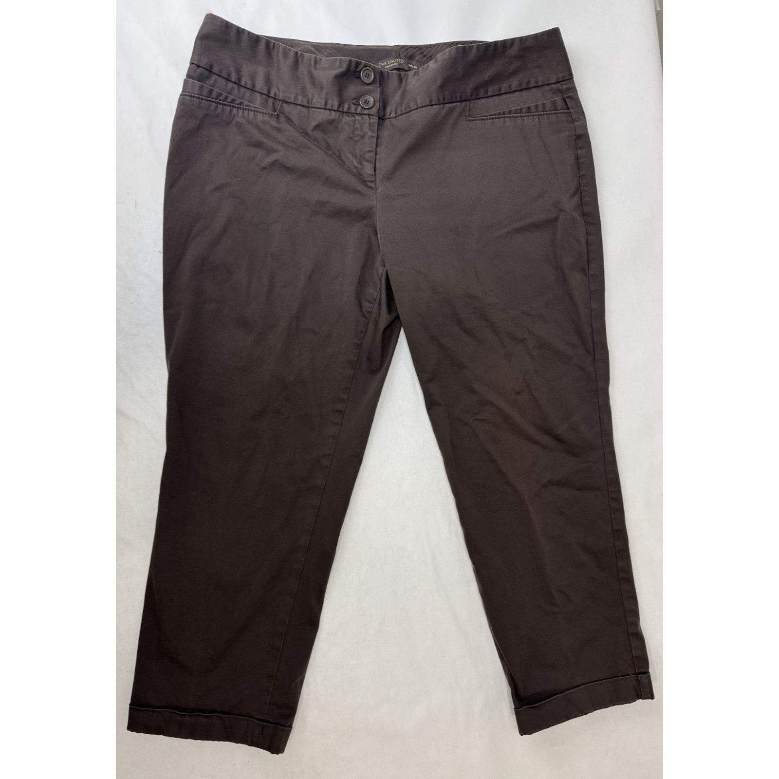 Other Y2K The Limited Collection Drew Pants Cropped Brown Size 14 Size 36" / US 14 / IT 50 - 1 Thumbnail