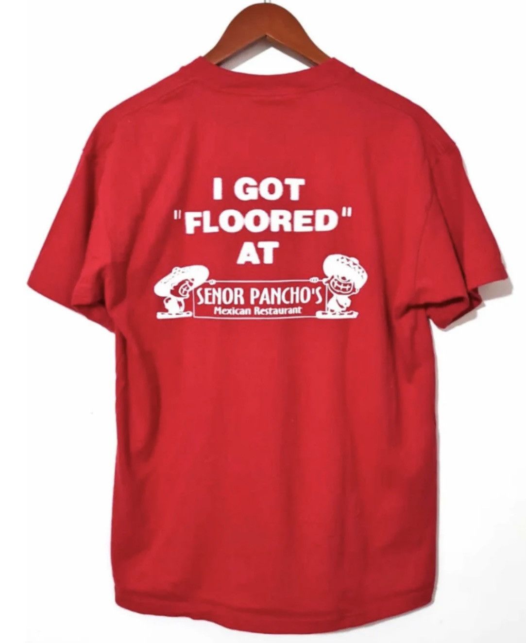 Vintage Lee cotton vintage tequila tshirt floored print red 90s Size US L / EU 52-54 / 3 - 3 Thumbnail
