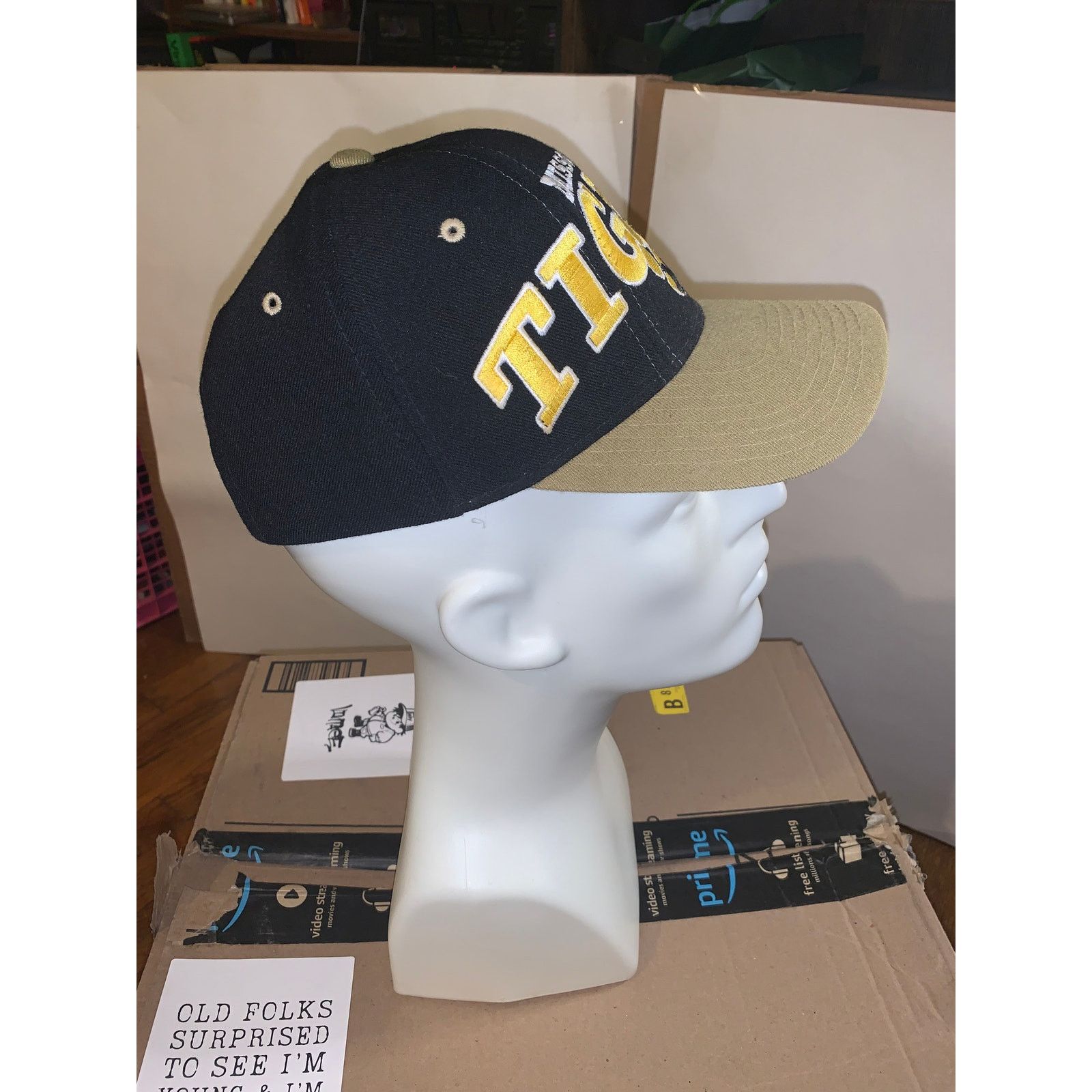 Starter × Vintage Missouri Tigers Starter Snapback Hat Wool Mizzou NCAA Size ONE SIZE - 2 Thumbnail