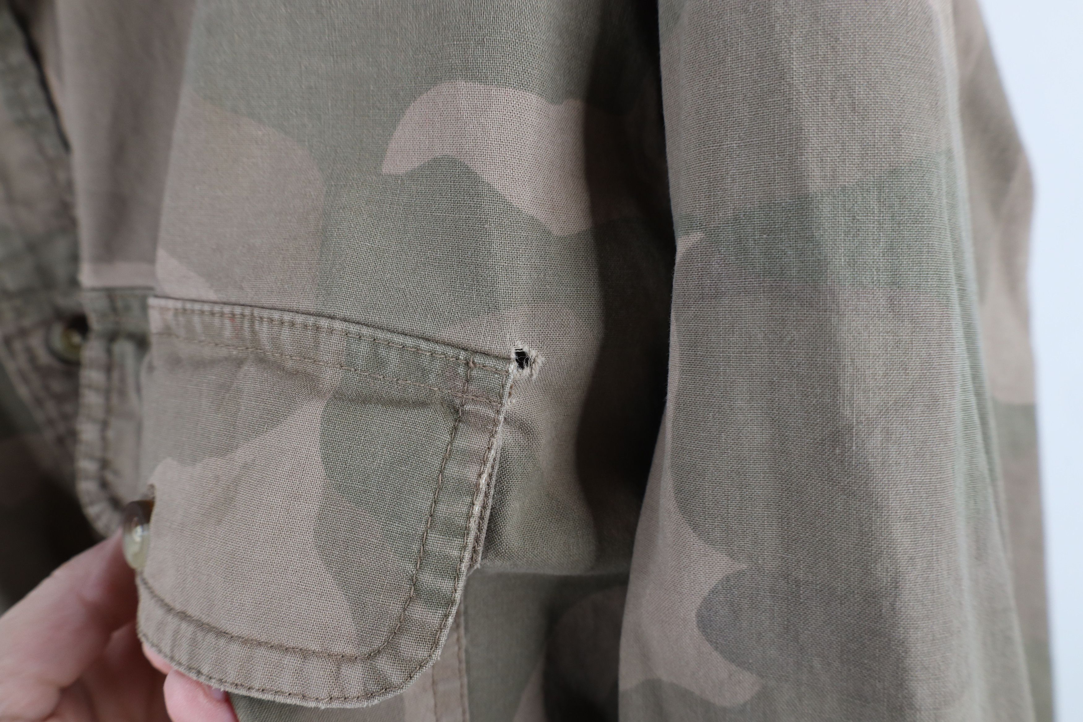Vintage Vintage 90s Y2K Streetwear Camouflage Collared Button Shirt Size US XXL / EU 58 / 5 - 5 Thumbnail