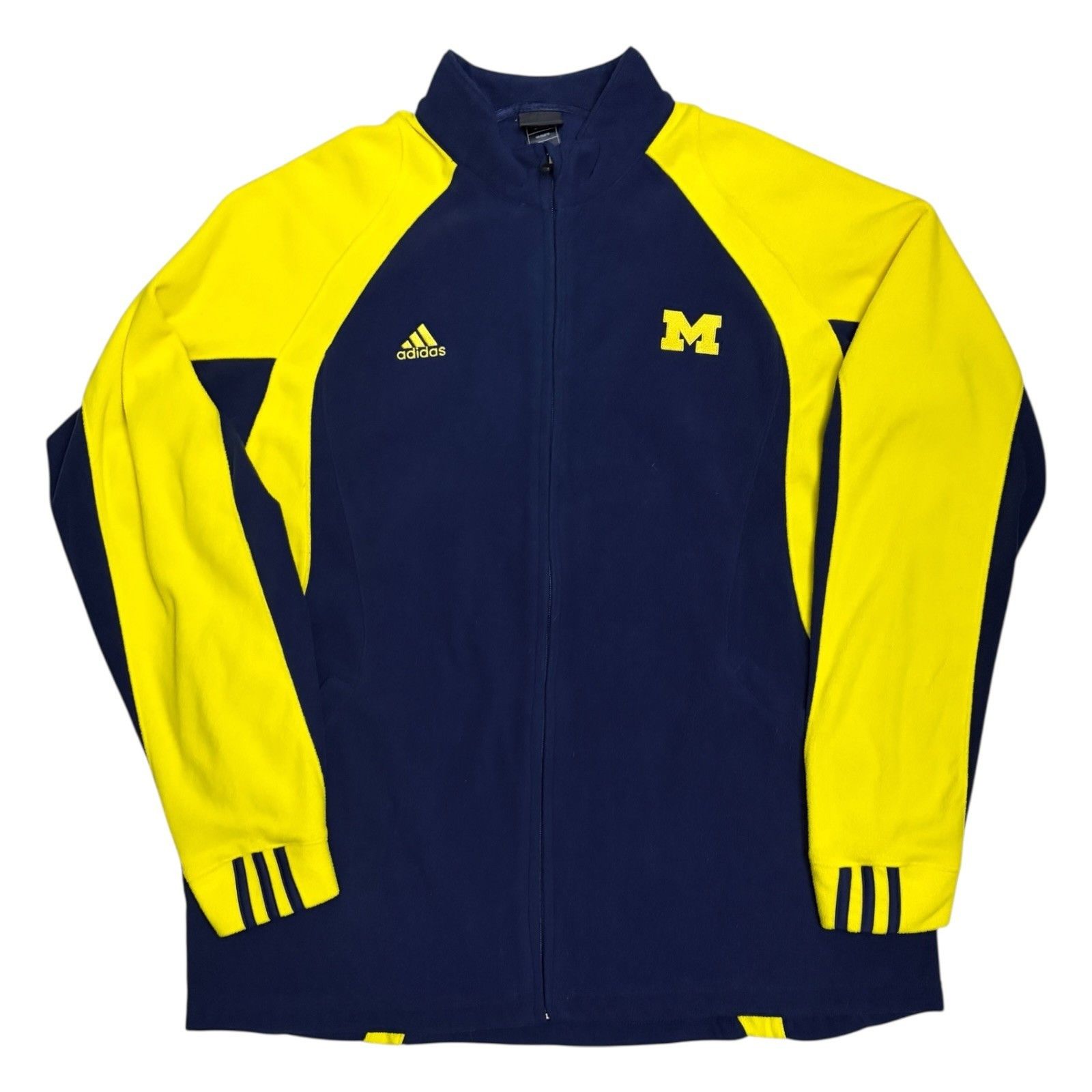 Adidas ADIDAS MICHIGAN Fleece College University Jacket Mens XL Size US XL / EU 56 / 4 - 1 Thumbnail