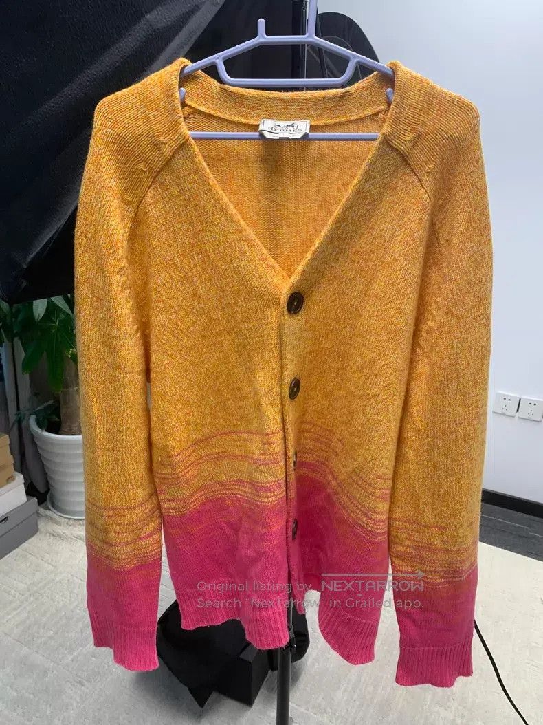 Hermes Hermes 100% Cashmere Sweater Jacket, Cardigan Size US L / EU 52-54 / 3 - 1 Thumbnail