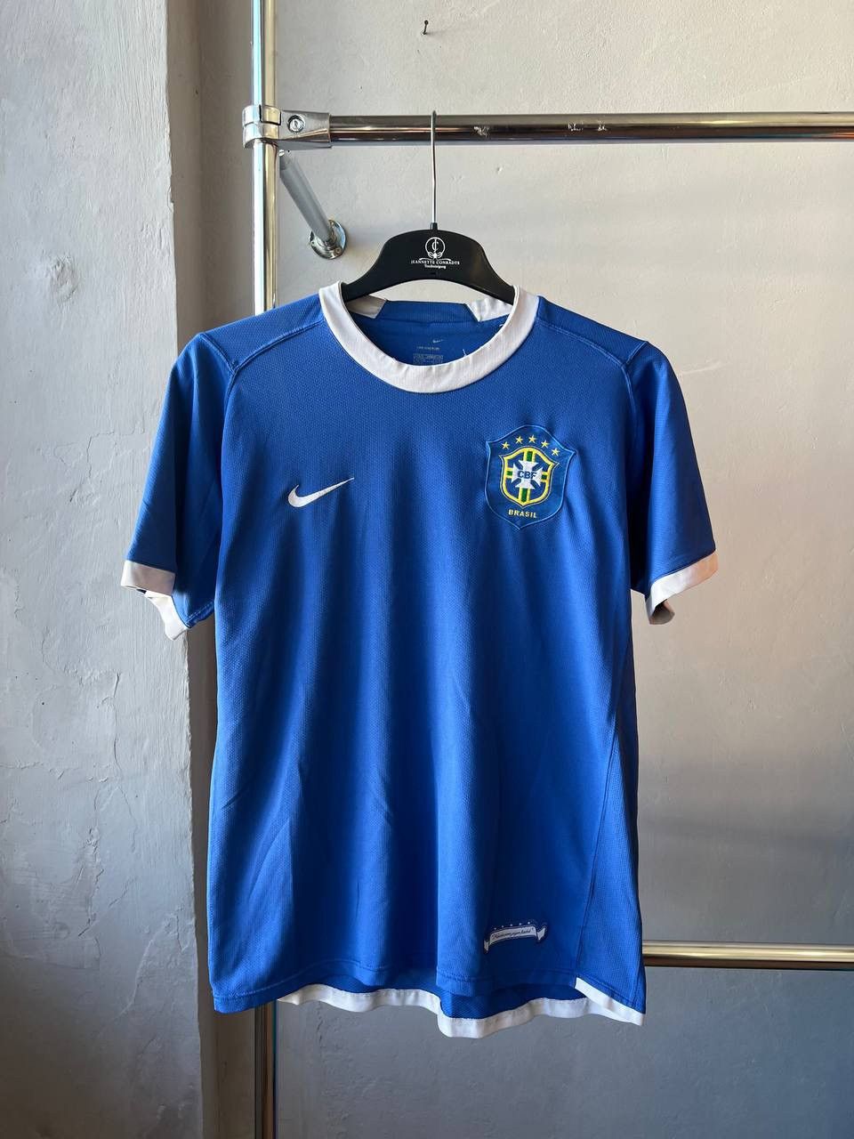 Nike 2006/08 BRAZIL RARE AWAY SOCCER JERSEY FOOTBALL SHIRT NIKE M Size US M / EU 48-50 / 2 - 2 Thumbnail