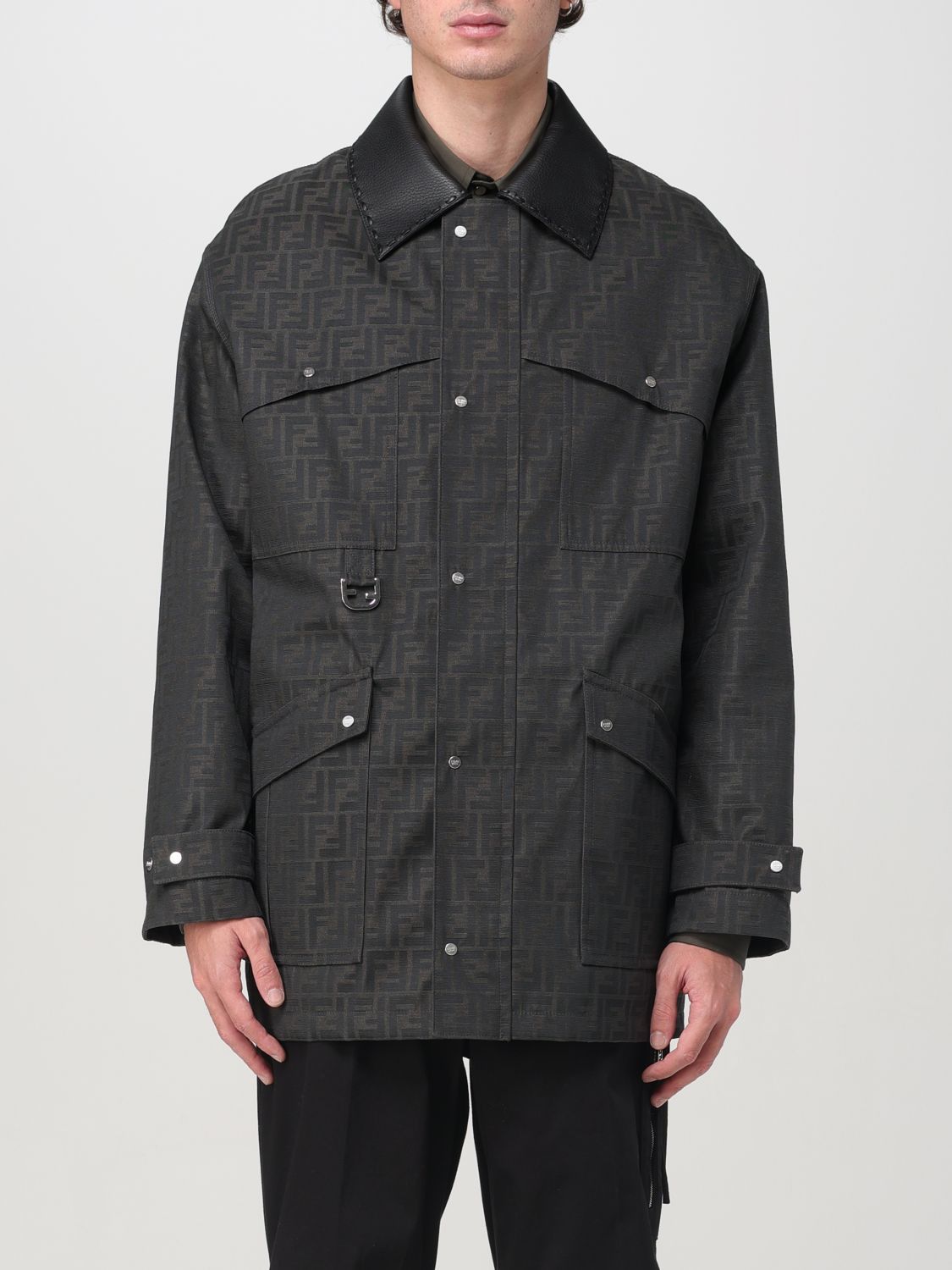 Fendi Fendi Jacket Men Mud Size US M / EU 48-50 / 2 - 1 Thumbnail