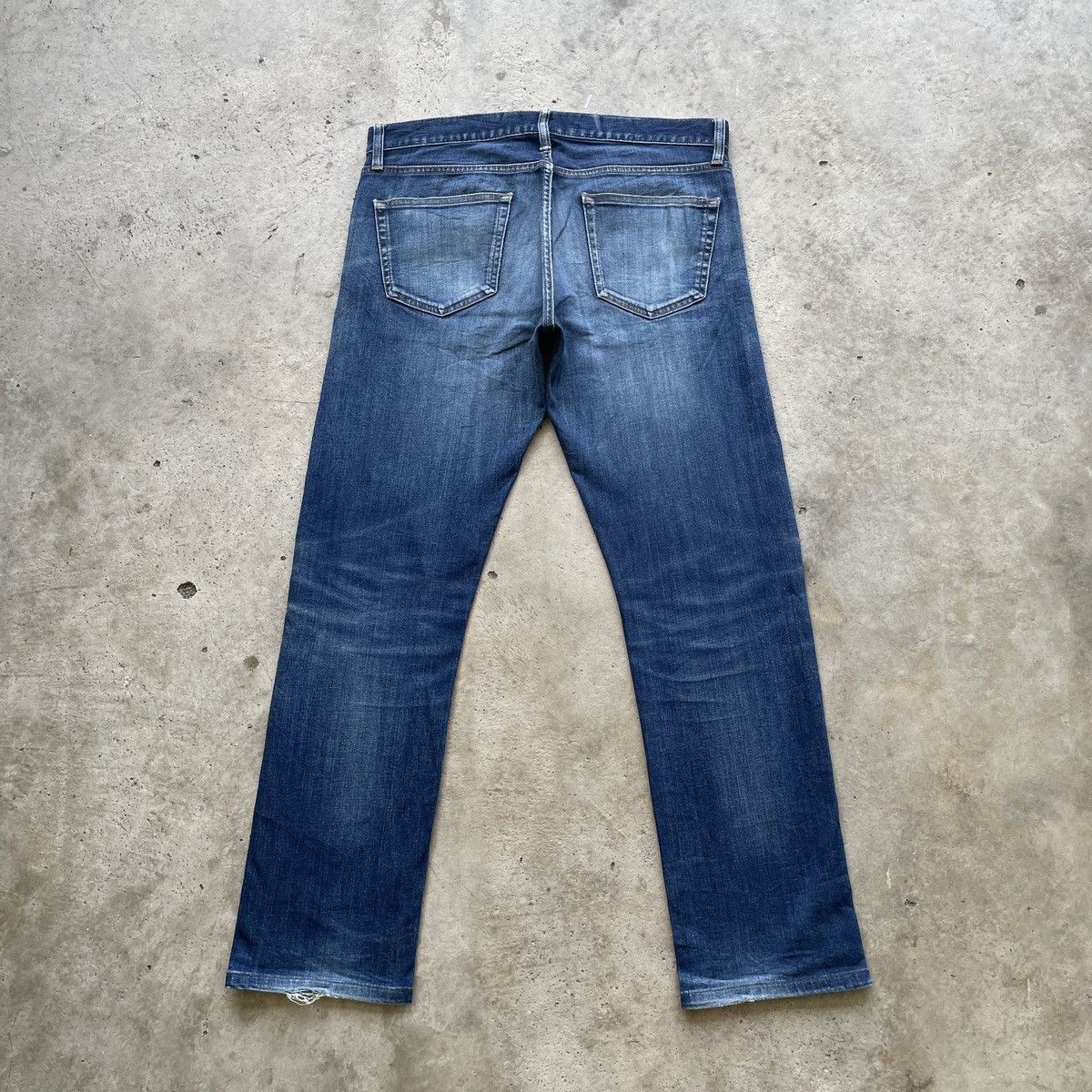 Japanese Brand W34 Vintage Distressed Jeans Japanese Faded Denim Pants Size US 34 / EU 50 - 10 Thumbnail