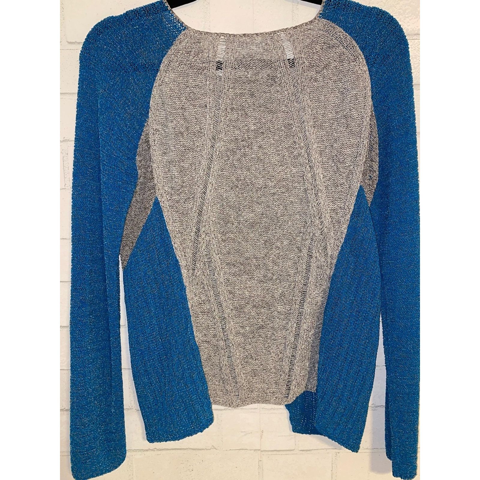 Helmut Lang Helmut Lang $345 Transparent Melange Knit Sweater Small EUC Size S / US 4 / IT 40 - 9 Thumbnail