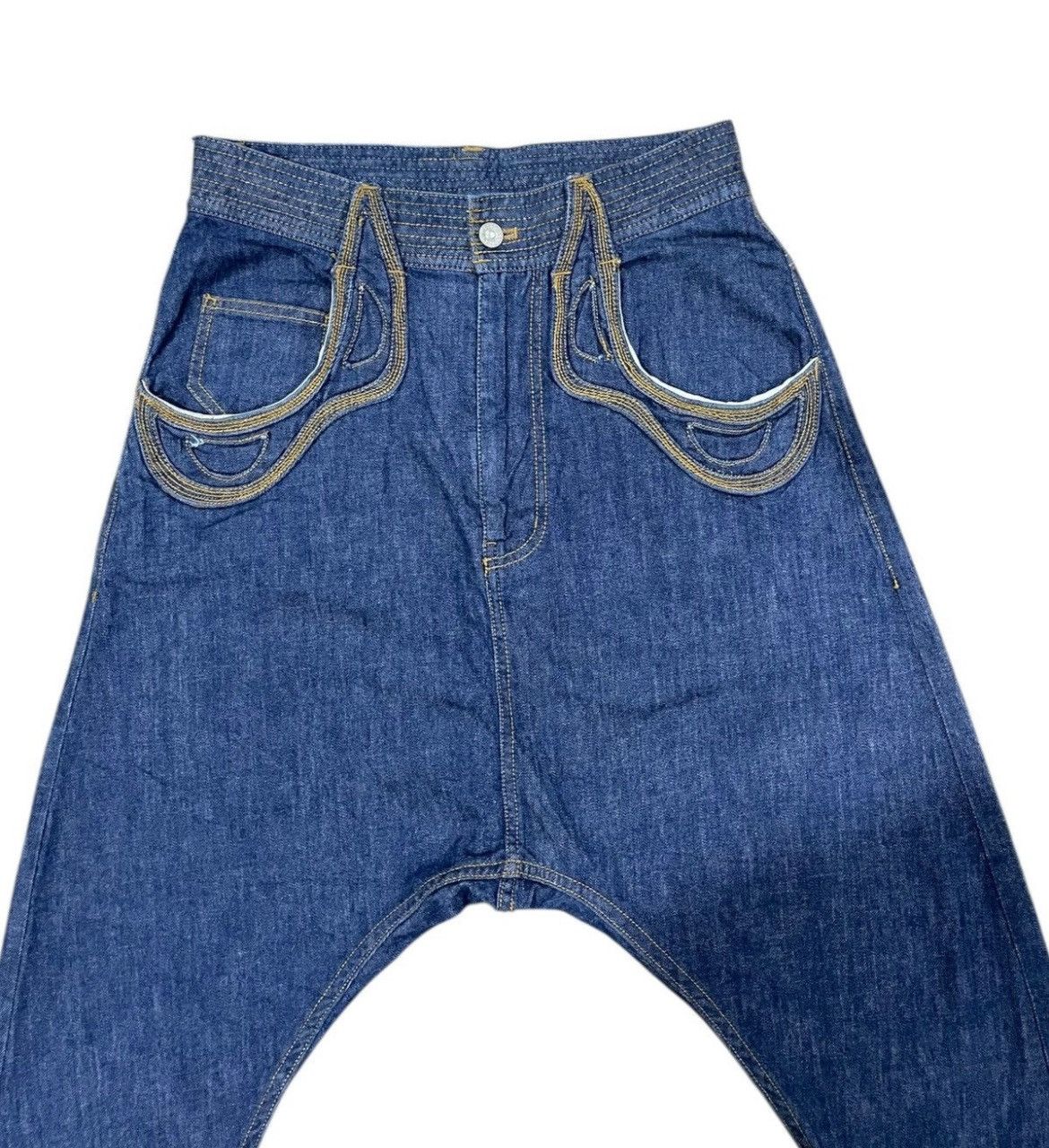 Tsumori Chisato Tsumori Chisato Issey Miyake Drop Crotch Dancer Denim Size US 29 - 10 Thumbnail