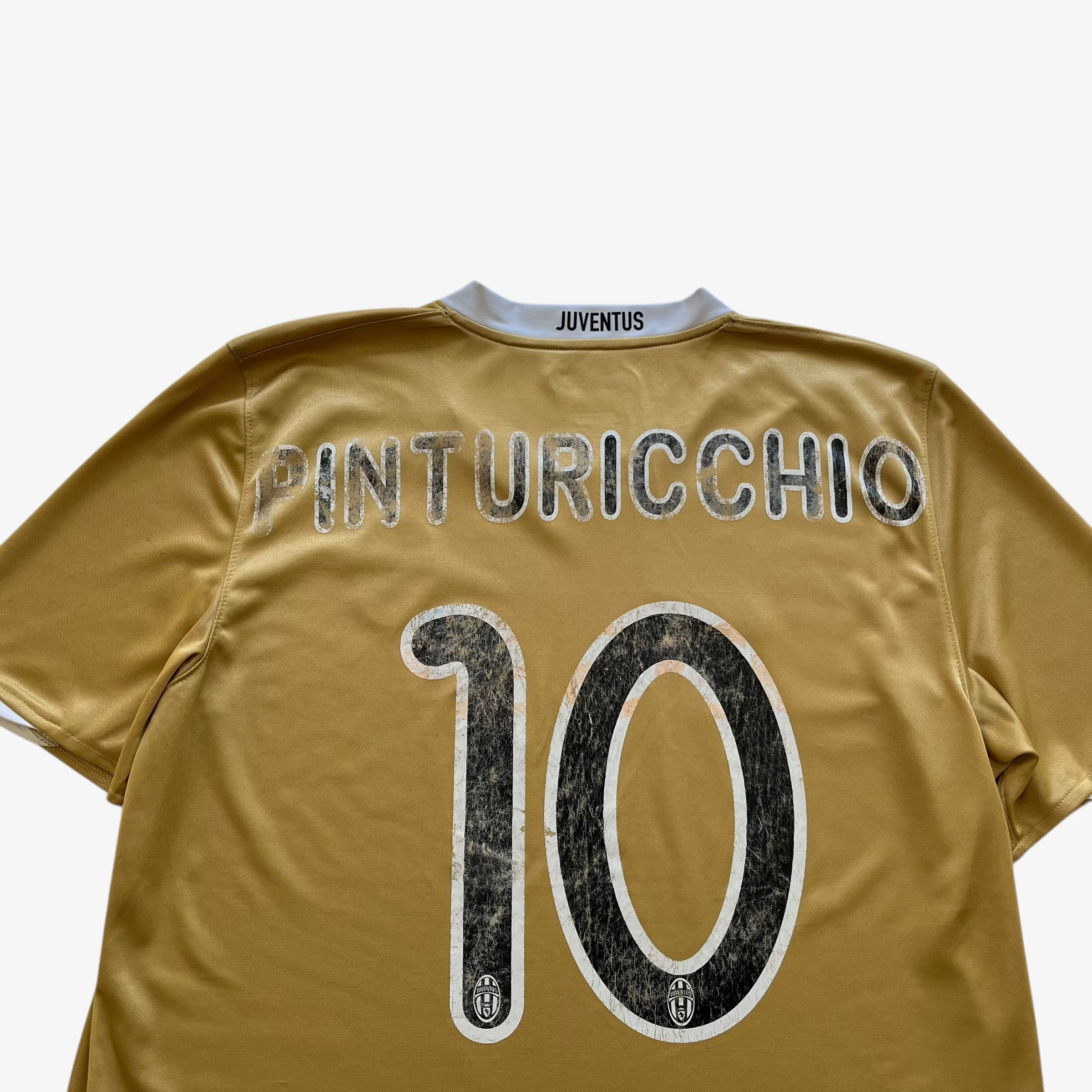 Nike Vintage Nike 2008 Juventus Del Piero Gold Football Jersey Size US L / EU 52-54 / 3 - 5 Thumbnail