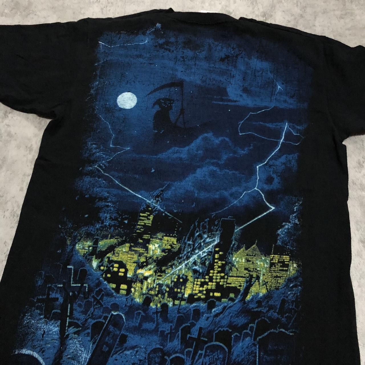 Fruit Of The Loom Black and yellow Iron Maiden Live After Death T Shirt Size US L / EU 52-54 / 3 - 5 Thumbnail