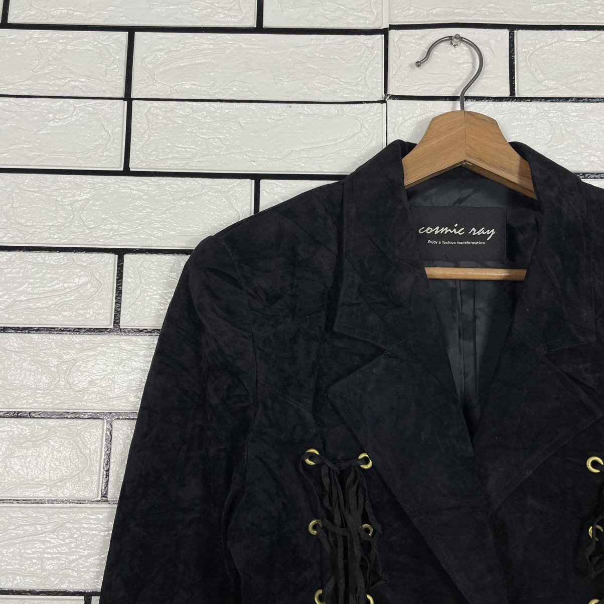 Japanese Brand Cosmic Ray Crop Jacket Size S / US 4 / IT 40 - 6 Thumbnail