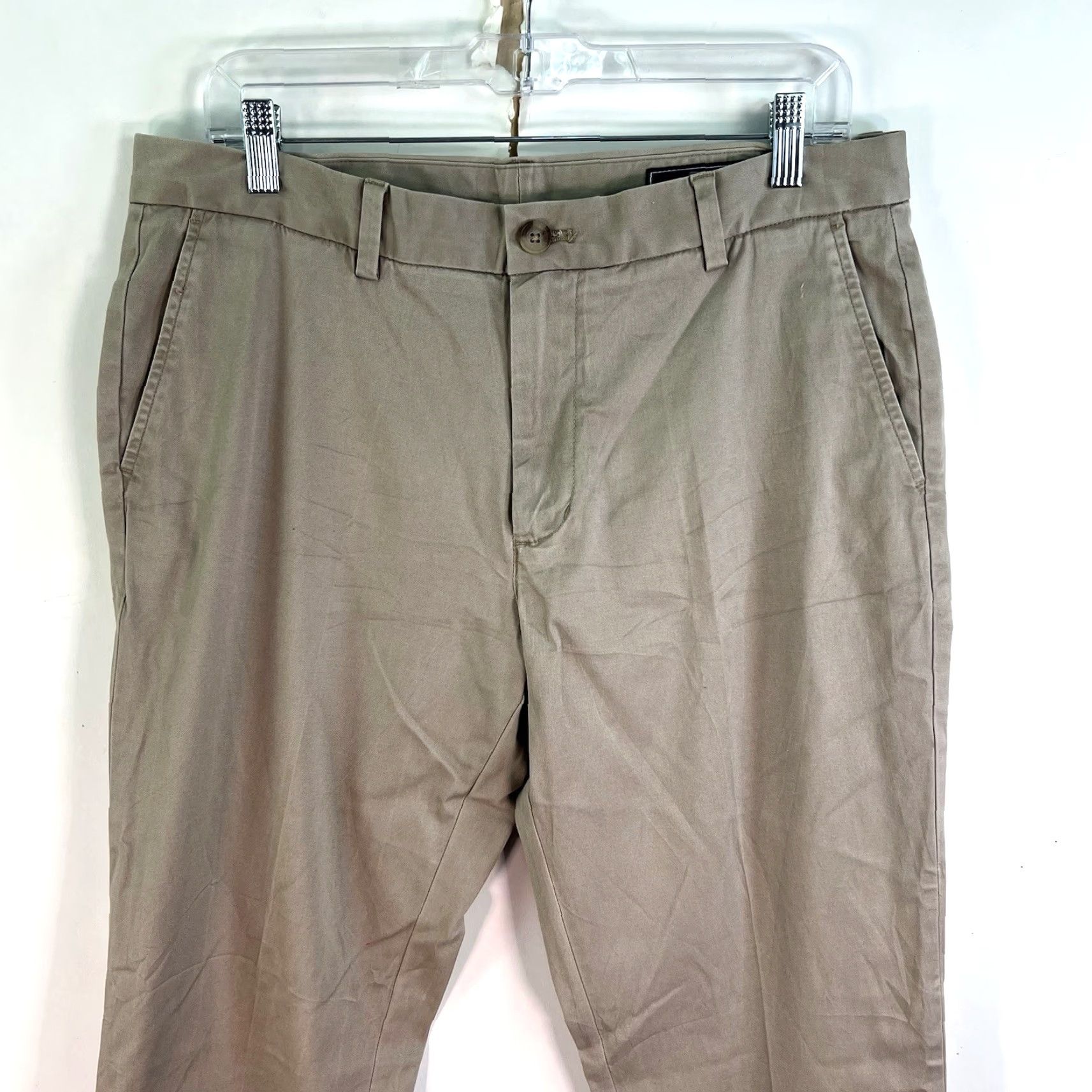Vineyard Vines VINTAGE Vineyard Vines Men's Pants Casual Chino Straight Leg Size 32 Beige Cotton Spandex Size US 32 / EU 48 - 2 Thumbnail