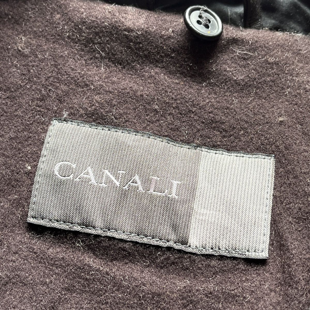 Canali Canali Double Layer Wax Jacket Made In Italy Size US L / EU 52-54 / 3 - 14 Thumbnail