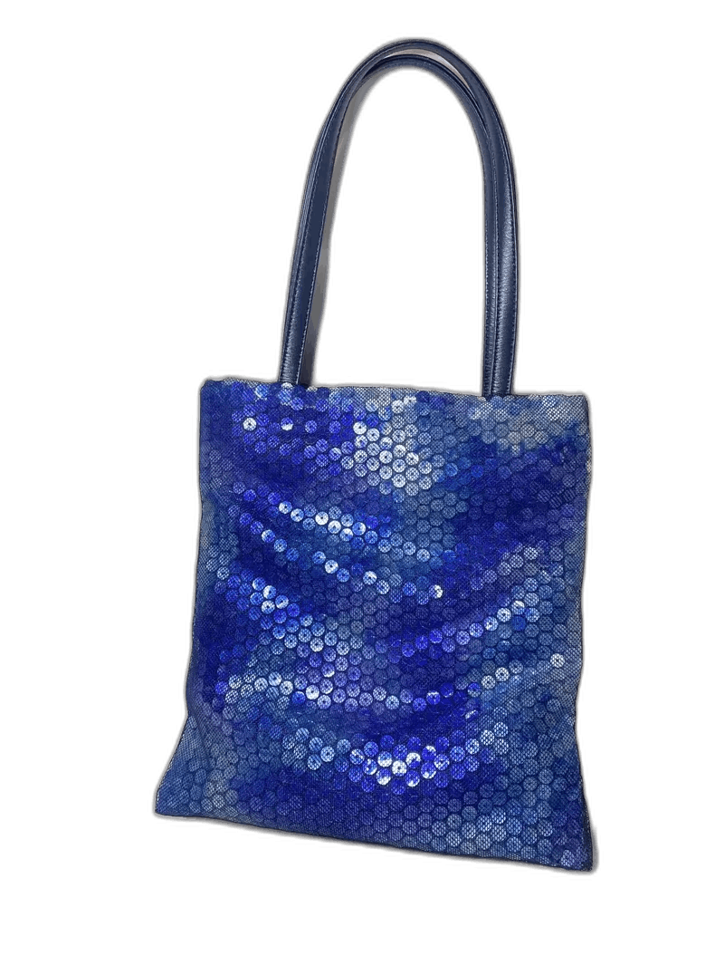 Vivienne Tam Vivienne Tam Sequin Blue Tote Bag Size ONE SIZE - 1 Thumbnail