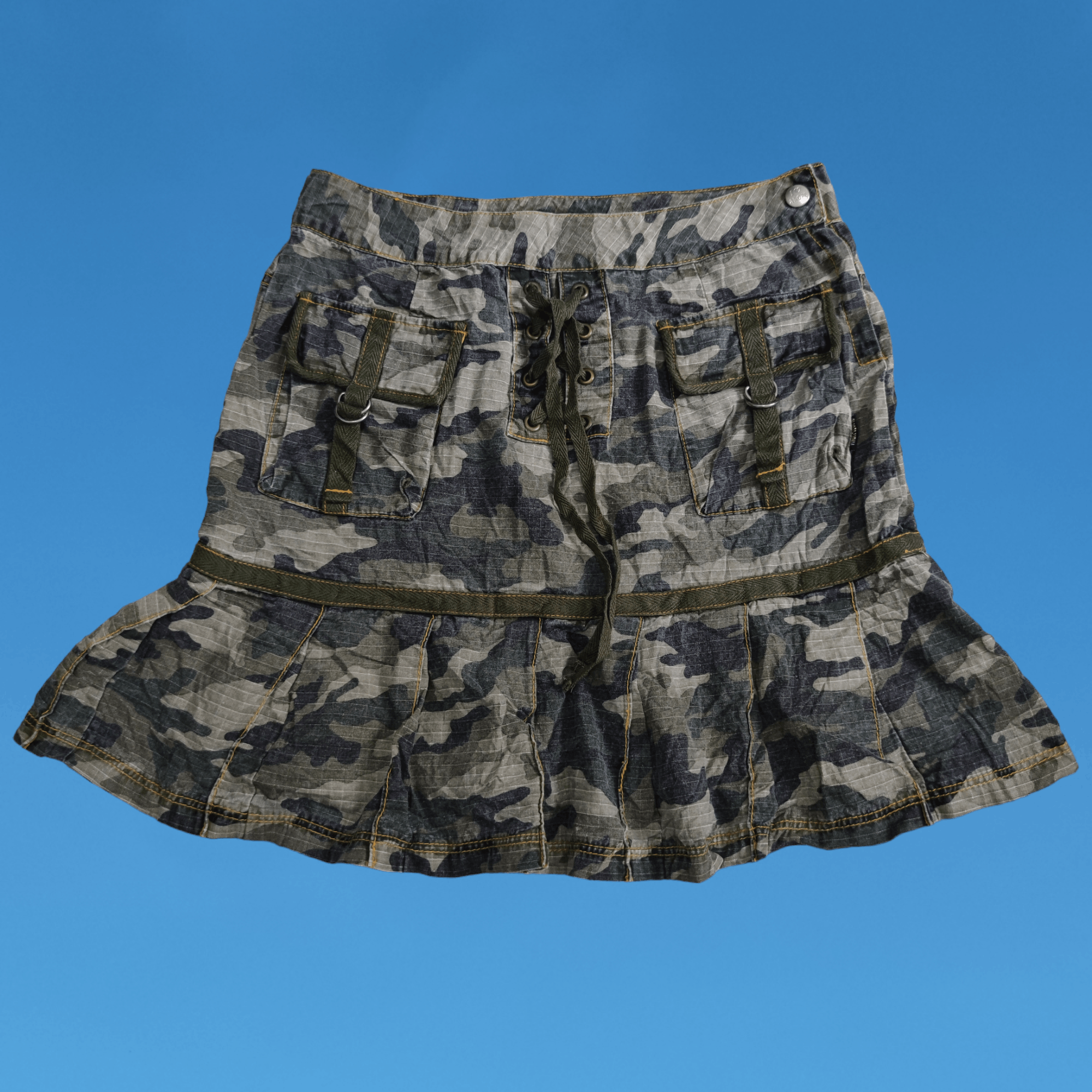 Angel Blue Angel Blue Nice Design Camo Mini Skirts Size 27" / US 4 / IT 40 - 2 Thumbnail