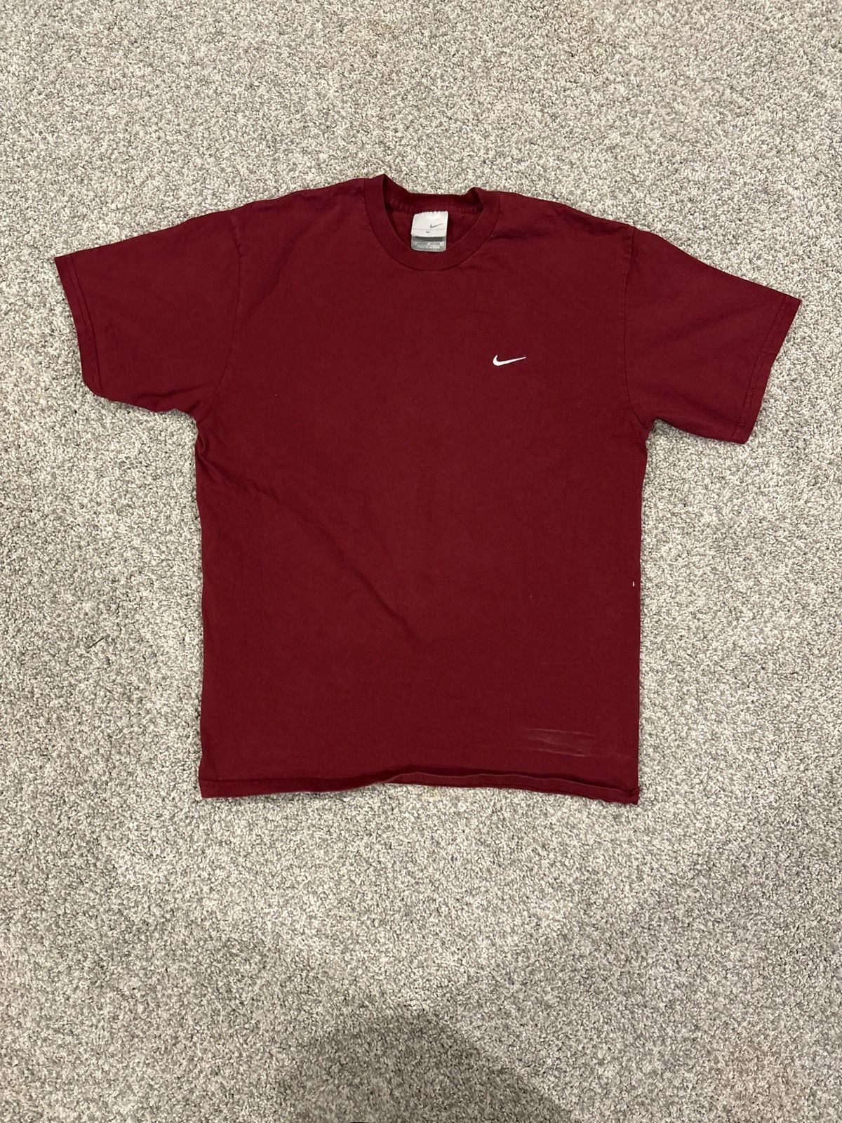 Nike Vintage Dark Red Nike Tee Size US M / EU 48-50 / 2 - 1 Thumbnail