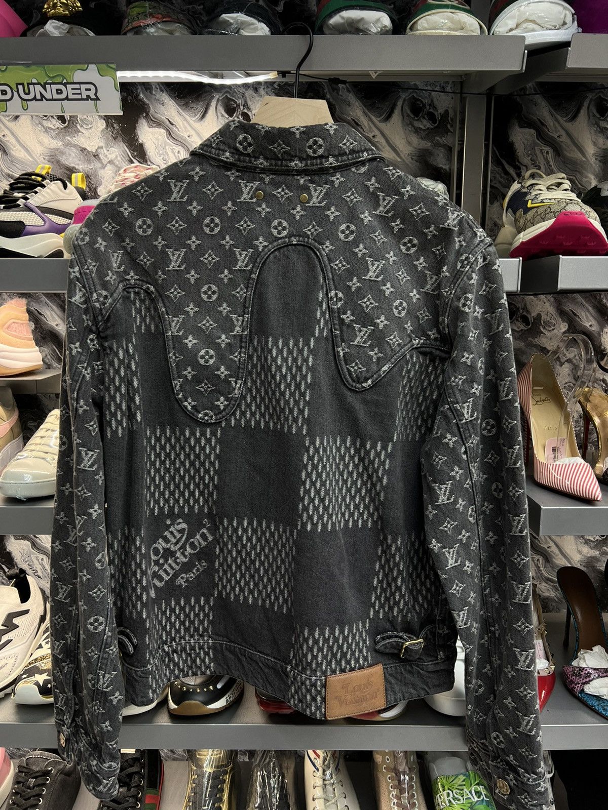 Louis Vuitton Louis Vuitton x Nigo Giant Damier Denim Jacket Size US M / EU 48-50 / 2 - 2 Thumbnail