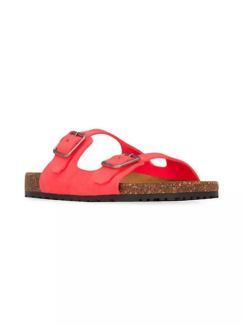 Saint Laurent Paris o1bcso1str0125 Sandal in Red & Brown Size US 9.5 / EU 42-43 - 2 Thumbnail