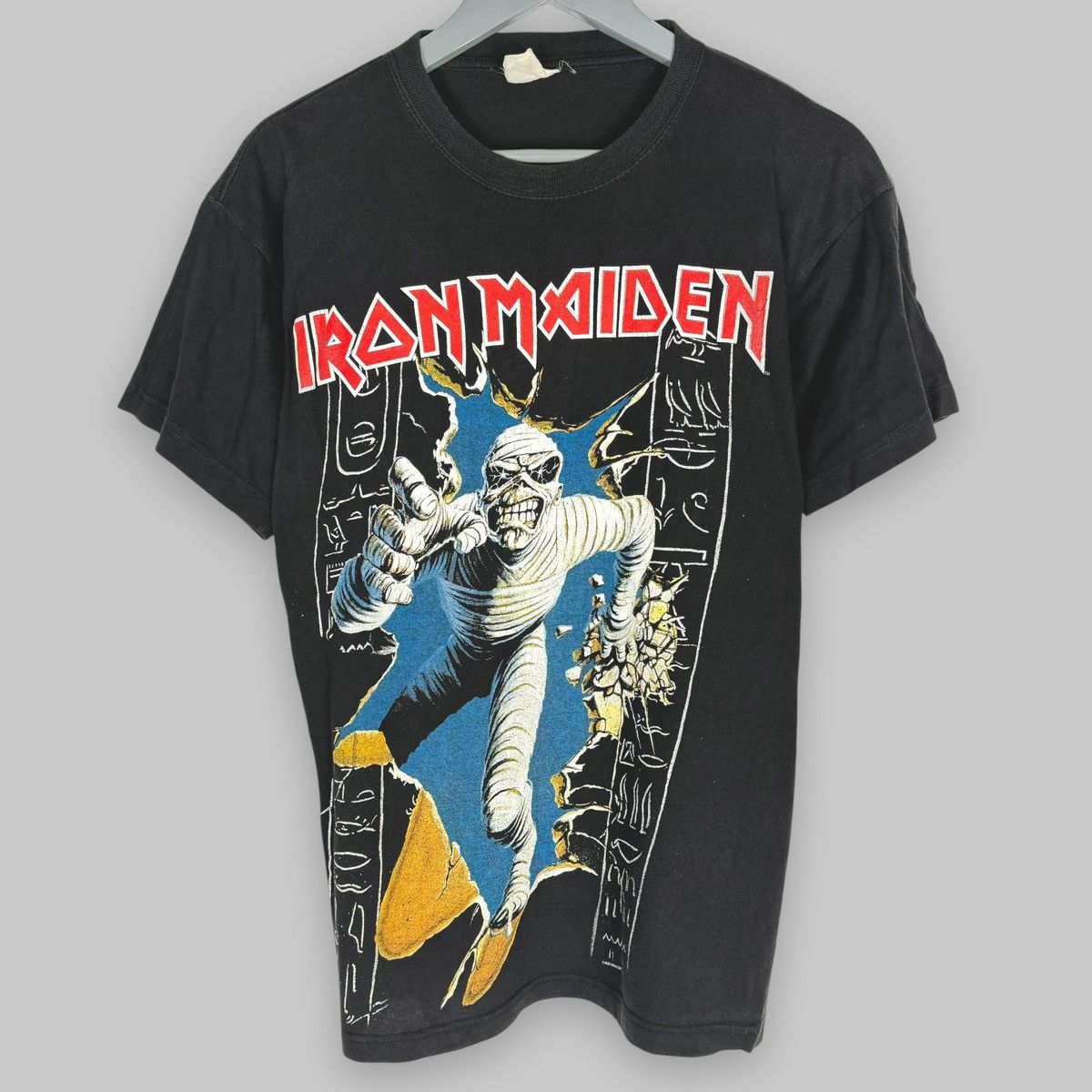 Band Tees Vintage 90s Iron Maiden Mummy Licensed Euro T Shirt Size US L / EU 52-54 / 3 - 1 Thumbnail