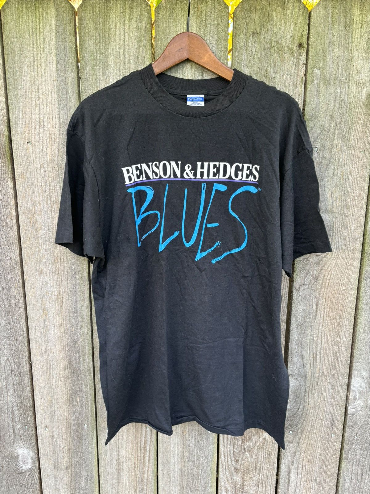 Marlboro × Vintage 1990 benson hedges blues tee. Size US XL / EU 56 / 4 - 1 Thumbnail