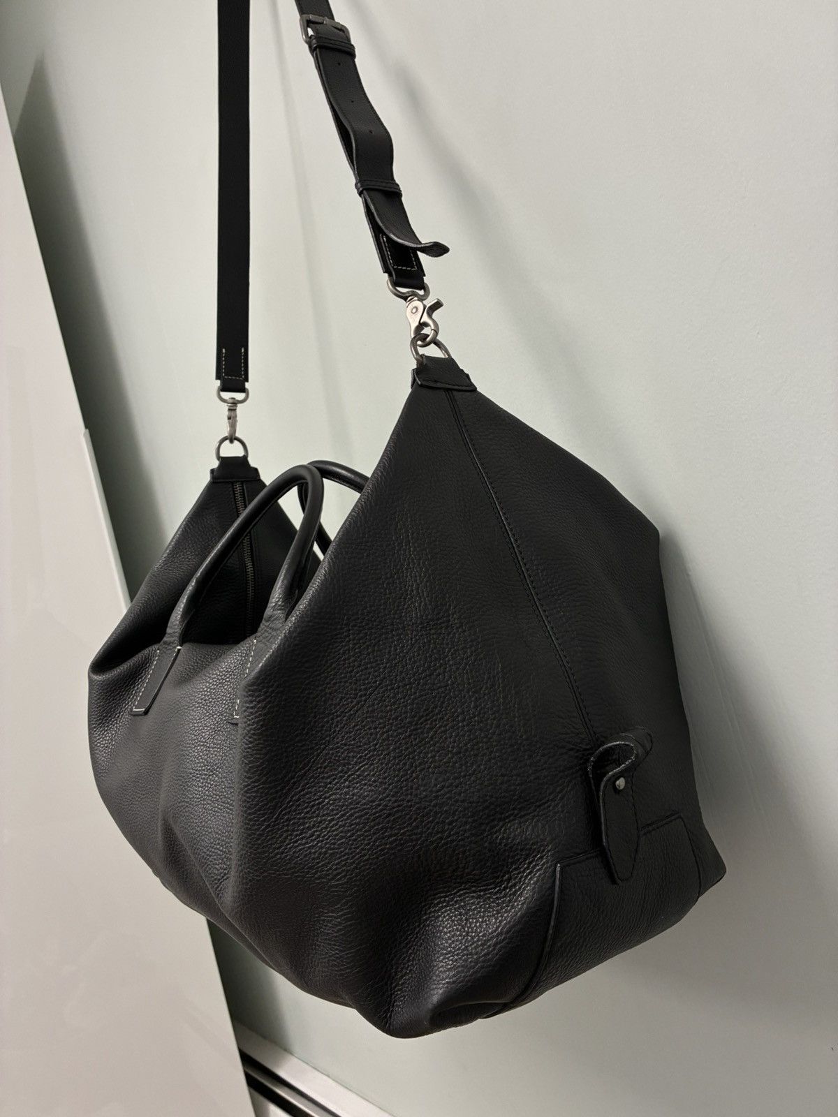John Varvatos Vachetta Leather Duffle Bag Size ONE SIZE - 16 Thumbnail