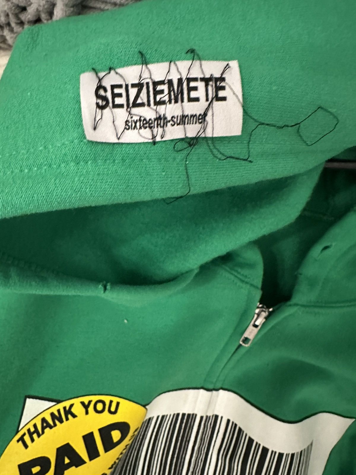 Japanese Brand Seiziemete zip hoodie Size US XL / EU 56 / 4 - 3 Thumbnail