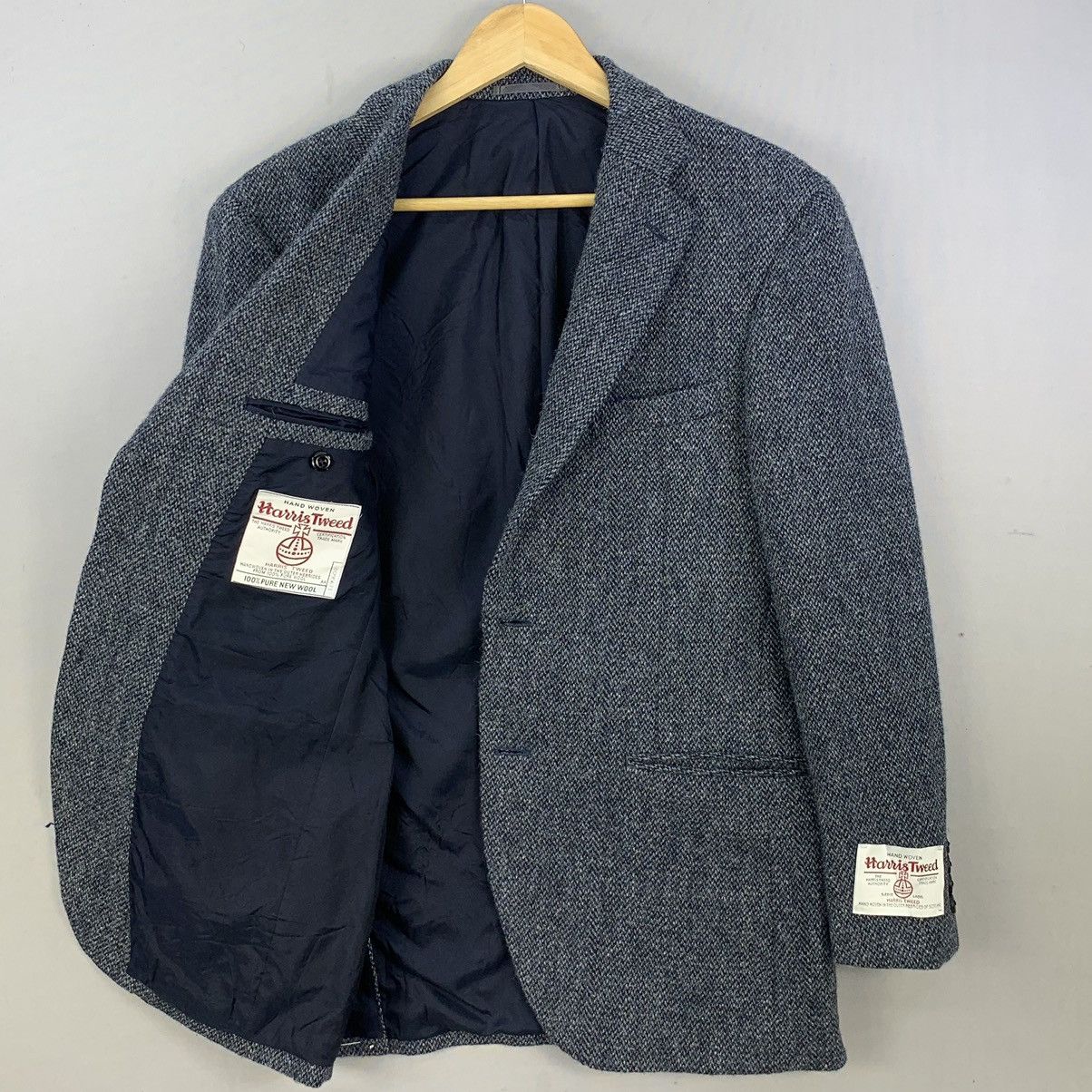 Harris Tweed Vintage Harris Tweed Wool Blazer Jacket Size US L / EU 52-54 / 3 - 11 Thumbnail