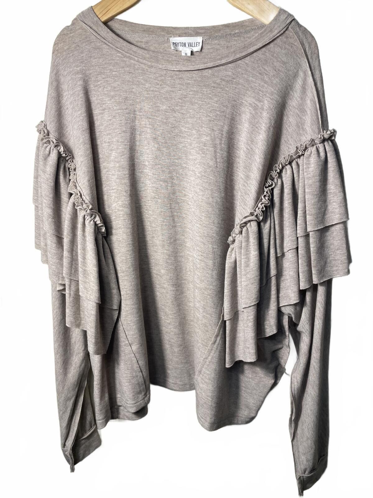 Other Peyton Valley Blouse Top Women's Small Ruffle Oversize Boho Size S / US 4 / IT 40 - 1 Thumbnail
