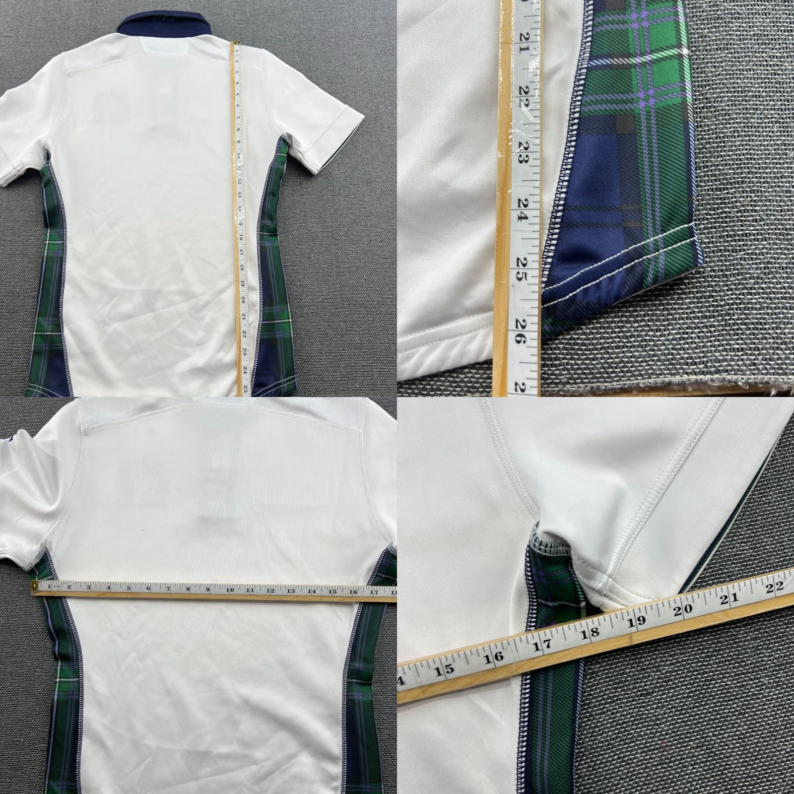 Macron SCOTLAND Rugby Union World Cup 2015 Away Jersey Shirt Medium Macron White Shirt Mens Football Jersey White 2015 Away World Cup SCOTLAND Macron XS? Size US M / EU 48-50 / 2 - 8 Thumbnail
