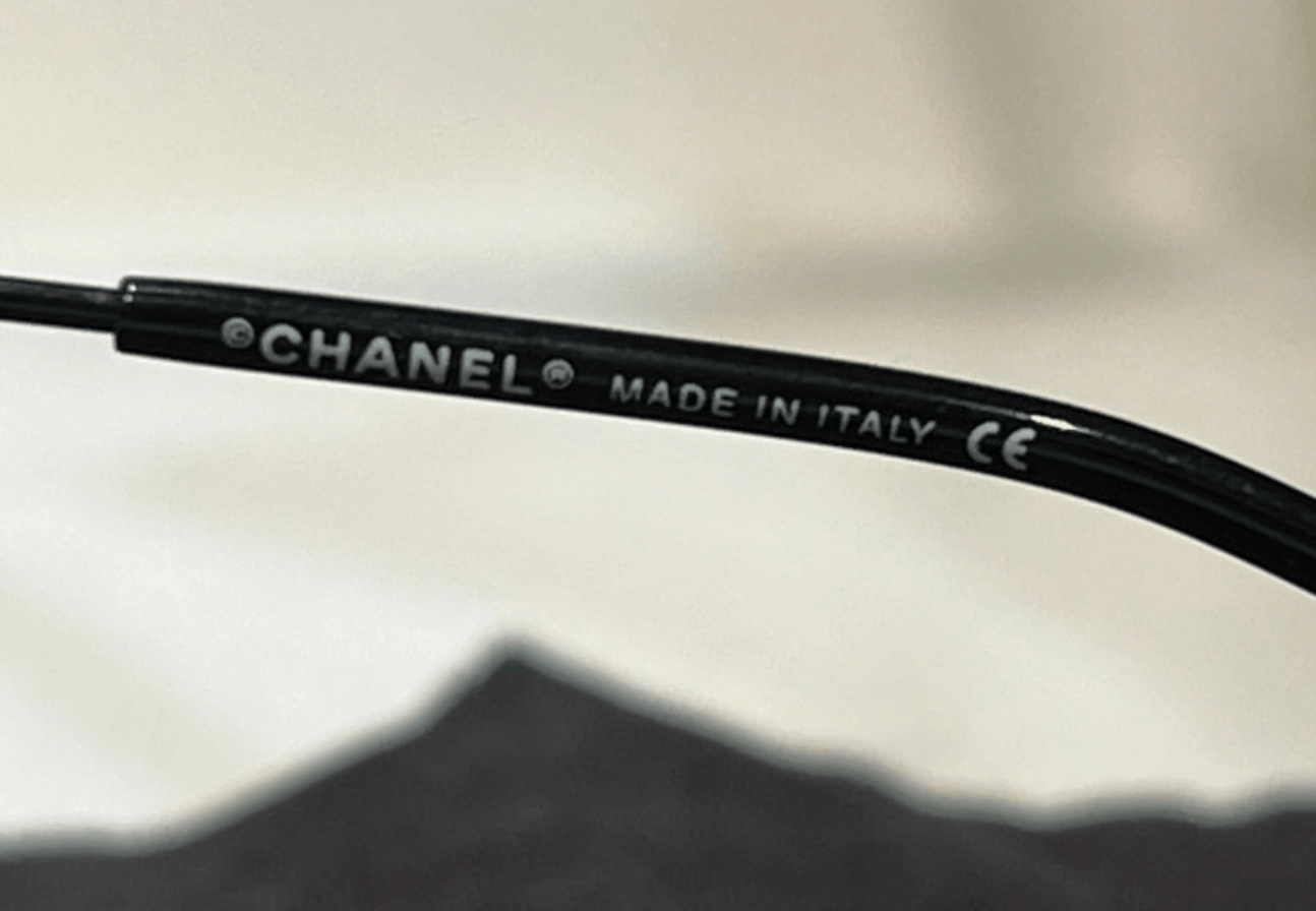 Chanel × Vintage CHANEL SUNGLASSES 2106 LOGO ICONIC Mask CC Vintage Size ONE SIZE - 4 Thumbnail