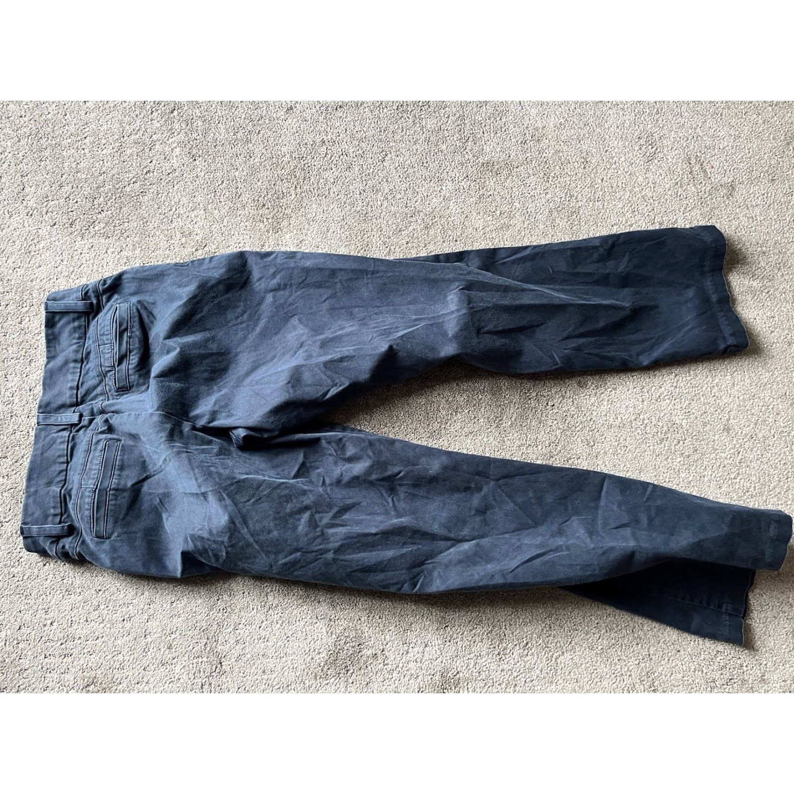 Lee Lee Modern Series 90s Casual Pants Womens Size 6 Blue Chino Size 28" / US 6 / IT 42 - 3 Thumbnail