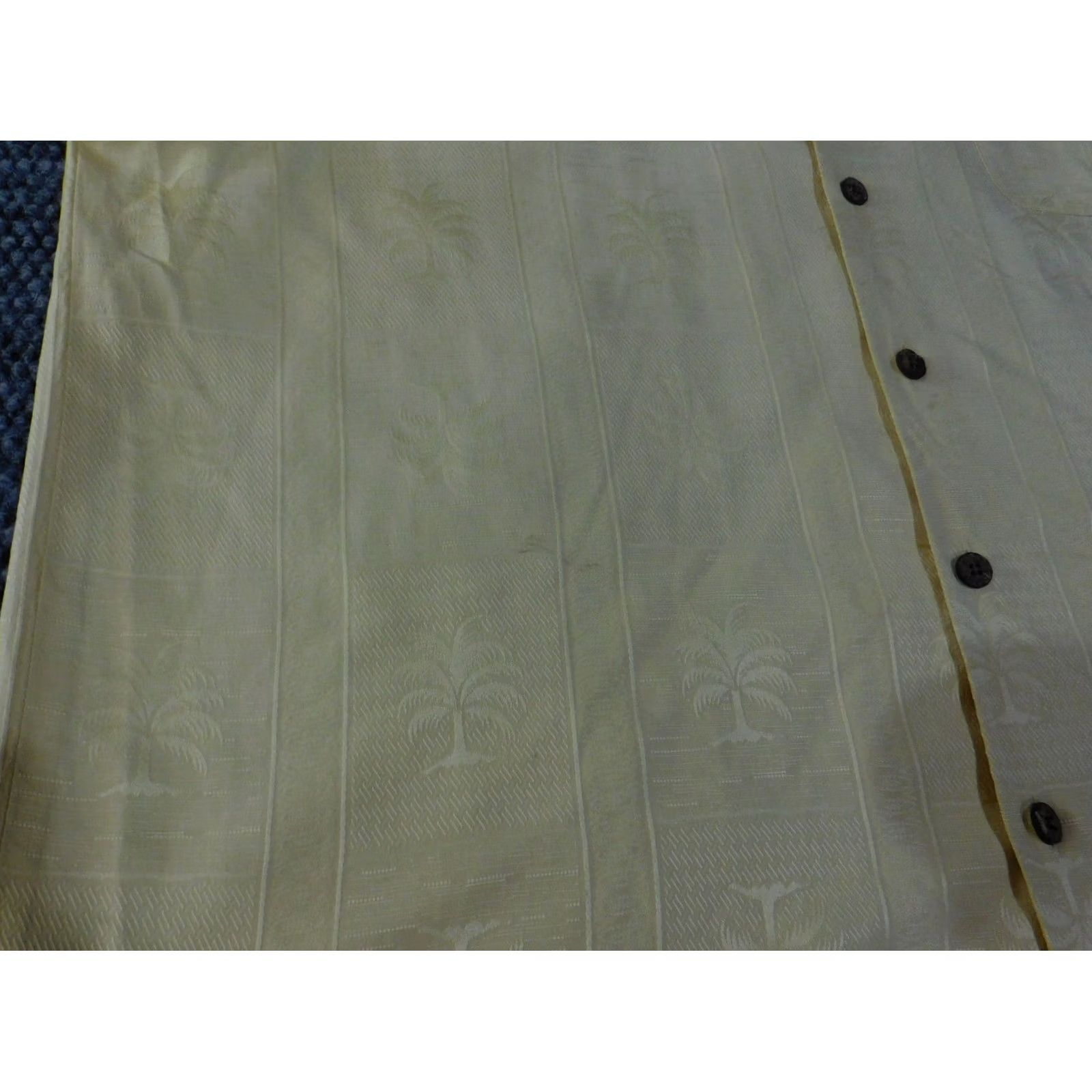 Tommy Bahama Tommy Bahama Shirt Mens XL Yellow Silk Tropical Casual Button Front Short Sleeve Size US XL / EU 56 / 4 - 4 Thumbnail