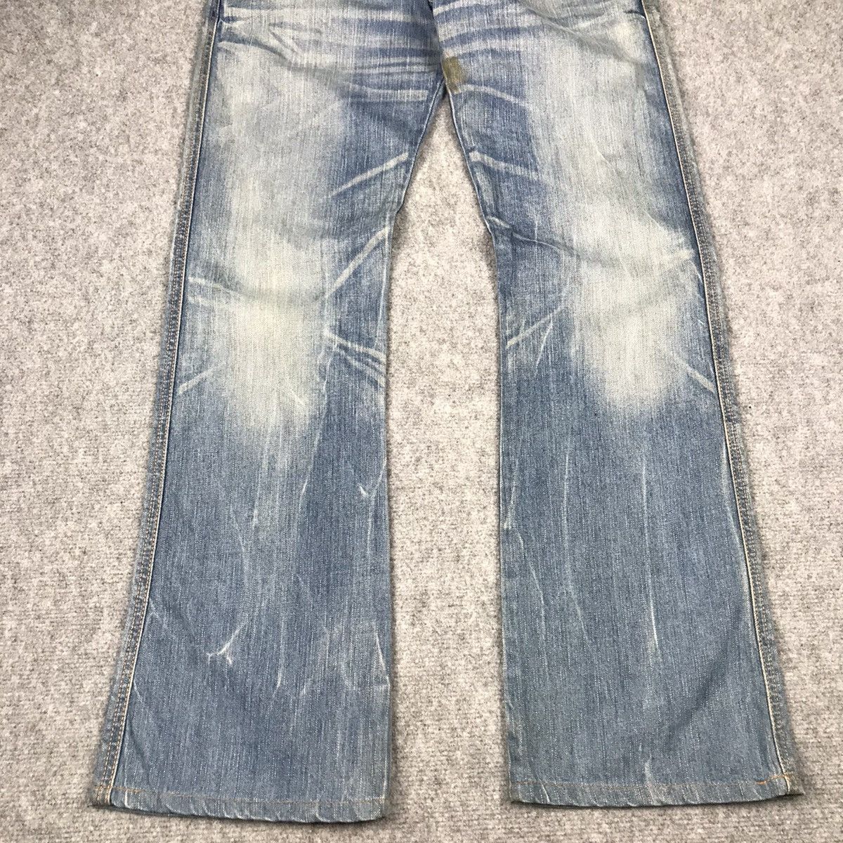 Edwin × Japanese Brand BLUE TRIP EDWIN 503 BOOTCUT FLARE JEANS DENIM PANTS 132 Size US 30 / EU 46 - 5 Thumbnail