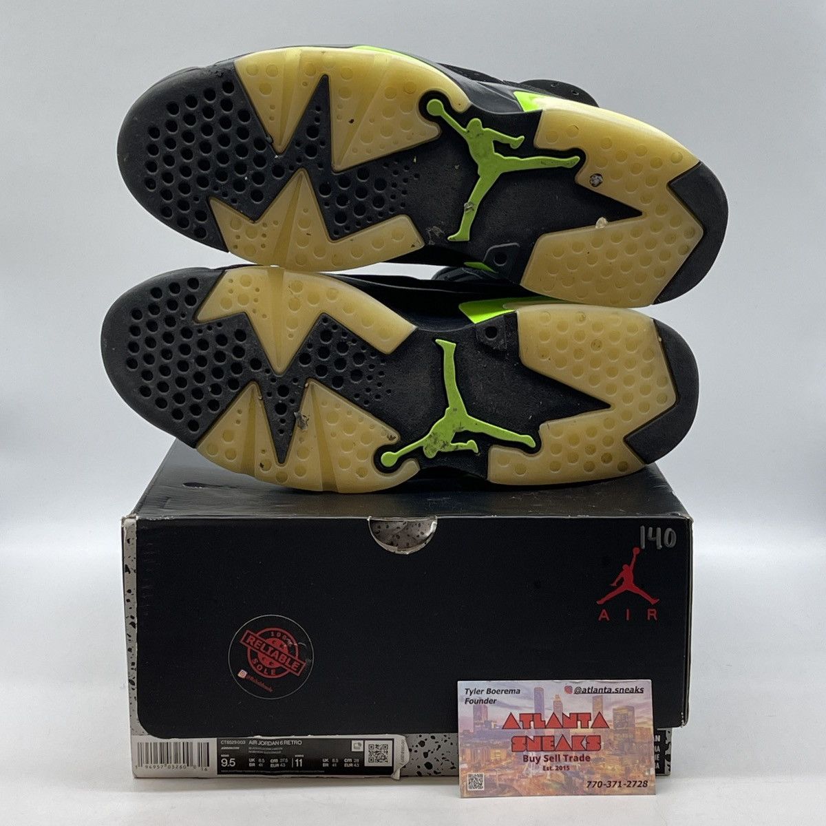 Jordan Brand Air Jordan 6 electric green Size US 9.5 / EU 42-43 - 7 Thumbnail