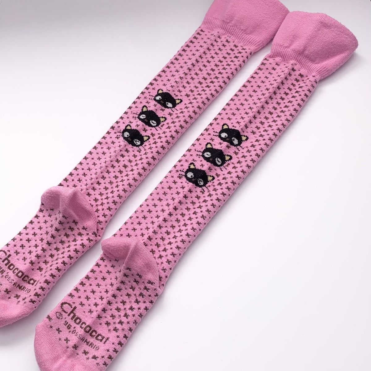 Vintage Rare 2005 Chococat pink knee high socks Size ONE SIZE - 7 Thumbnail