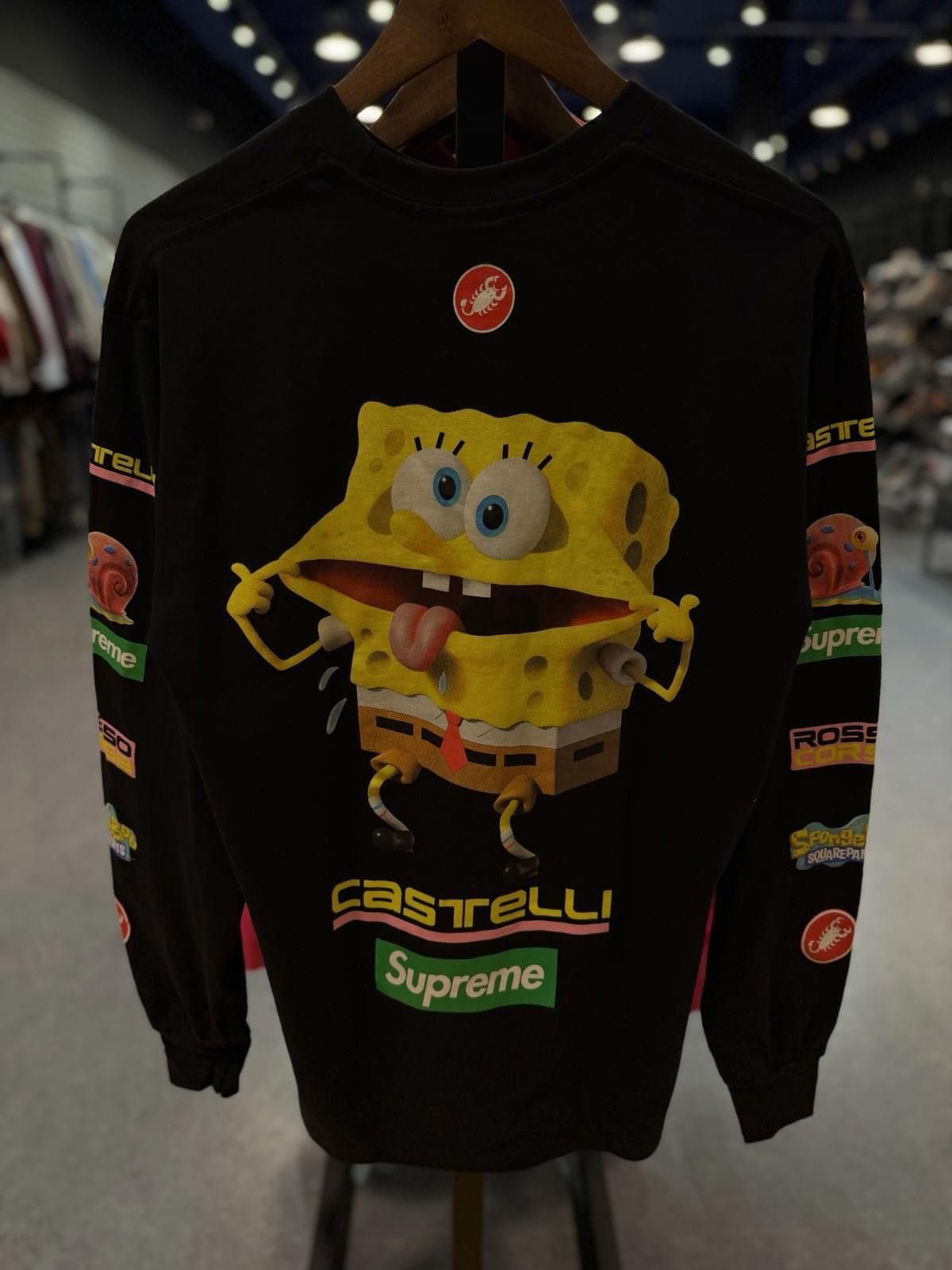 Supreme Supreme SpongeBob/Castelli Racing L/S Tee Black Medium Size US M / EU 48-50 / 2 - 7 Thumbnail
