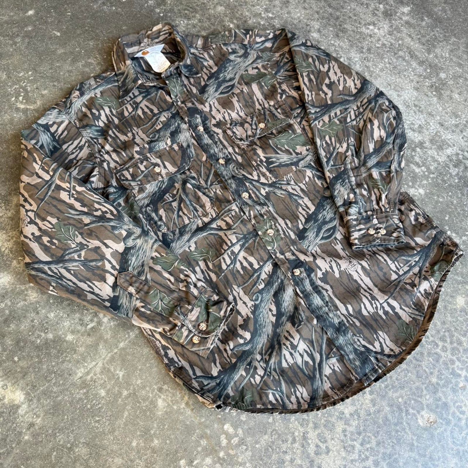 Carhartt Vintage carhartt hunting shirt 90s Size US M / EU 48-50 / 2 - 2 Thumbnail