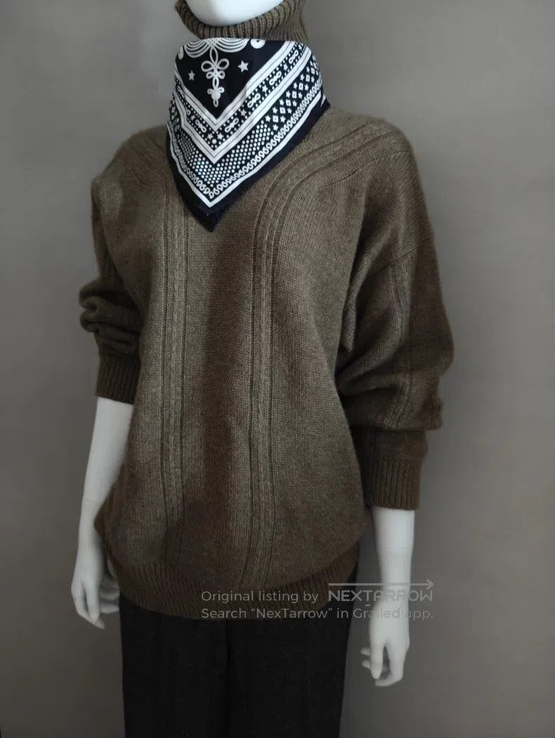 Hermes Cashmere High-Neck Knit Sweater