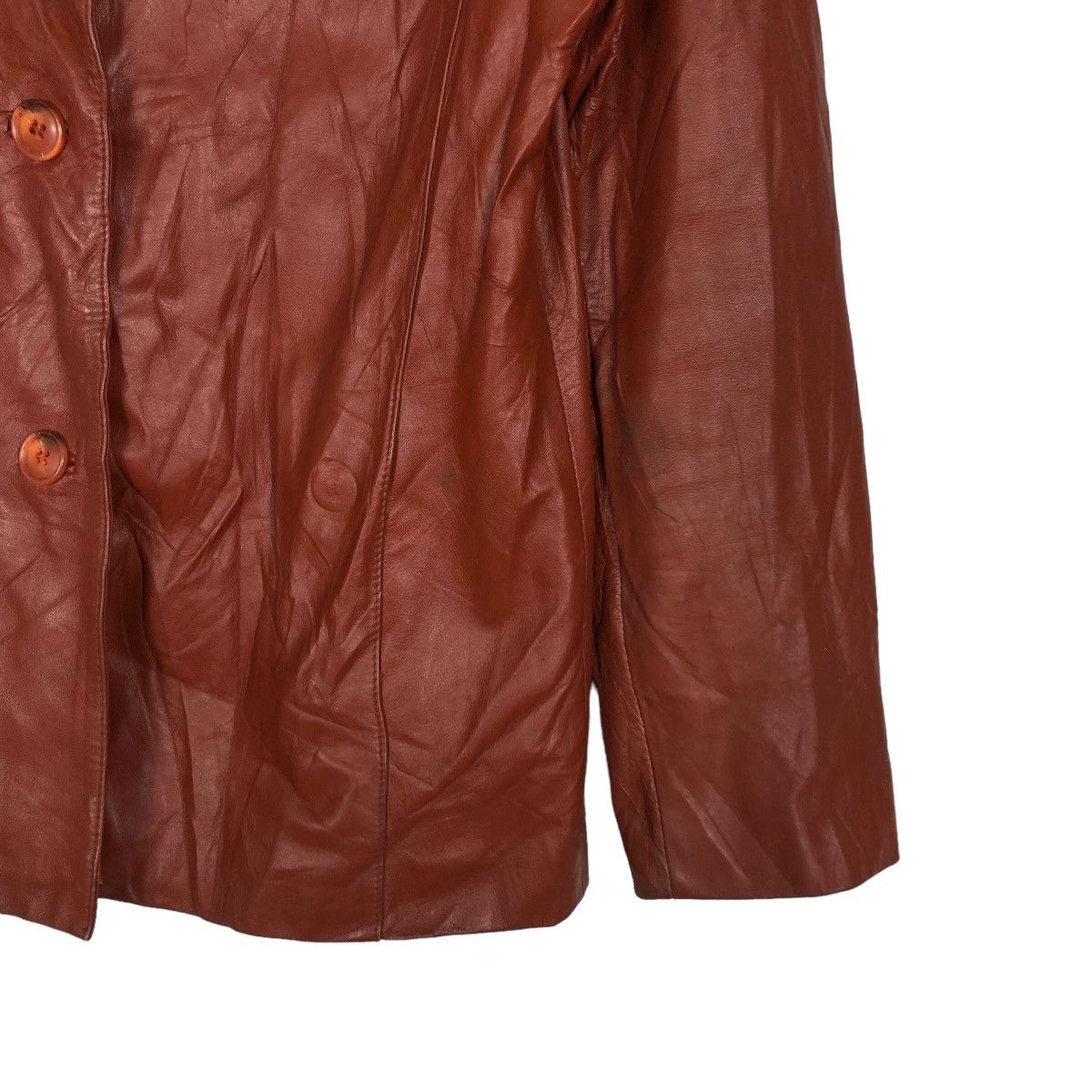Japanese Brand 🔥VINTAGE LEATHER JACKET FIRST AVENUE DE POUR JAPAN MADE Size US L / EU 52-54 / 3 - 5 Thumbnail