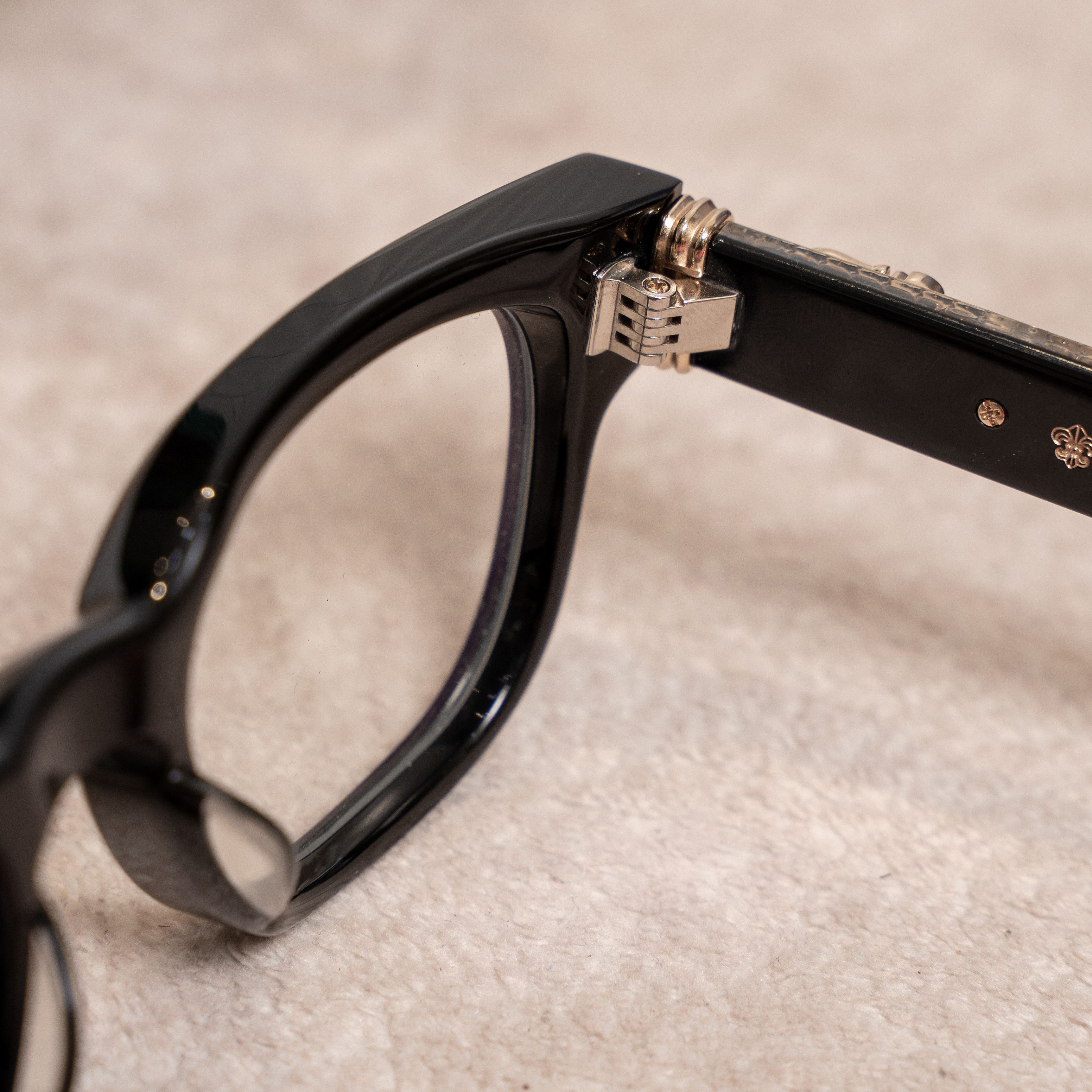 Chrome Hearts Chrome Hearts CUNTVOLUTED Black Glasses Size ONE SIZE - 6 Thumbnail