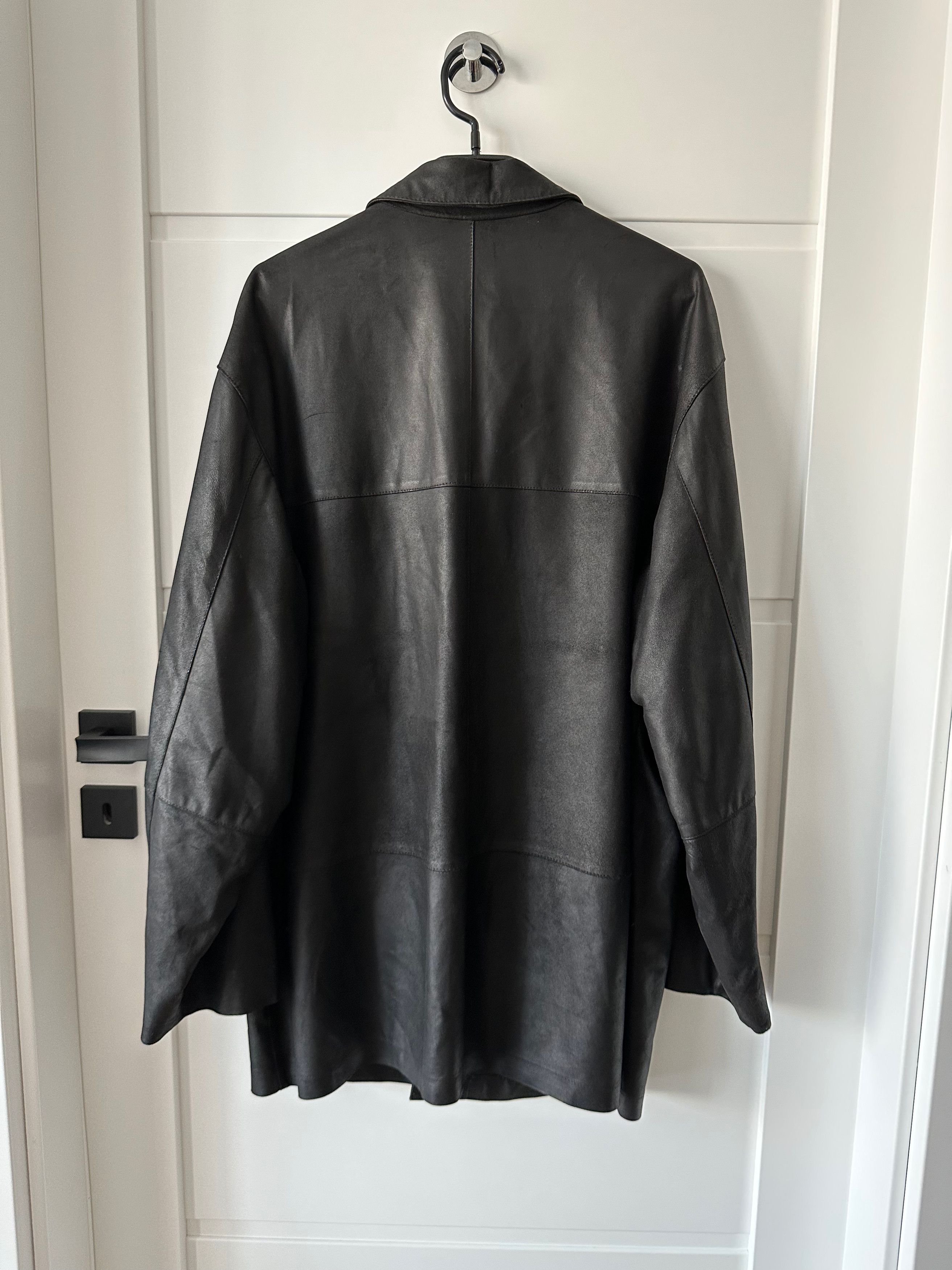 Other Leather jacket black blazer Size XL / US 12-14 / IT 48-50 - 4 Thumbnail