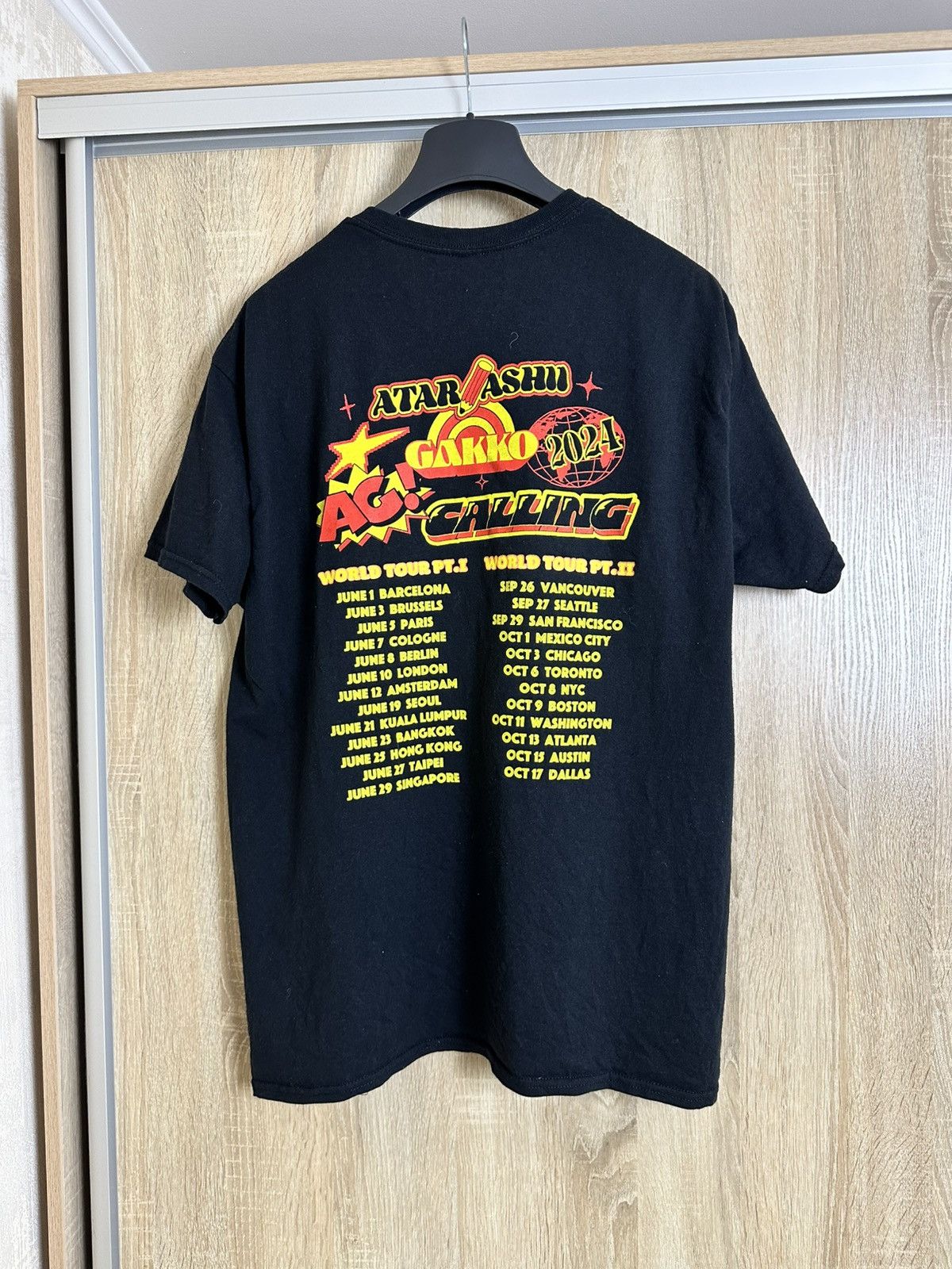 Band Tees 🔥 Atarashii Gakko! Japan Rock Band Tour T Shirt Rare Size US L / EU 52-54 / 3 - 4 Thumbnail