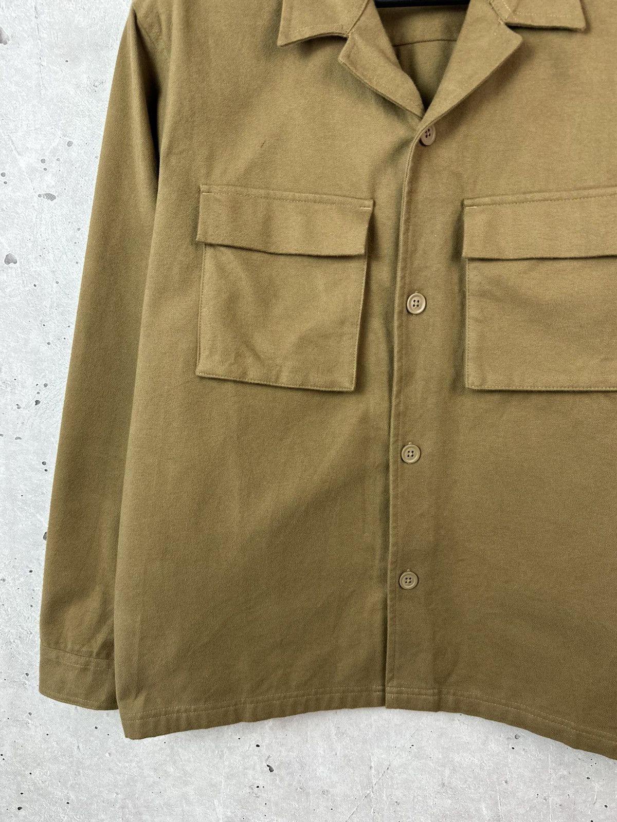 Folk Folk Mustard Patch Pocket Cotton Long Sleeve Light Jacket Size US L / EU 52-54 / 3 - 5 Thumbnail