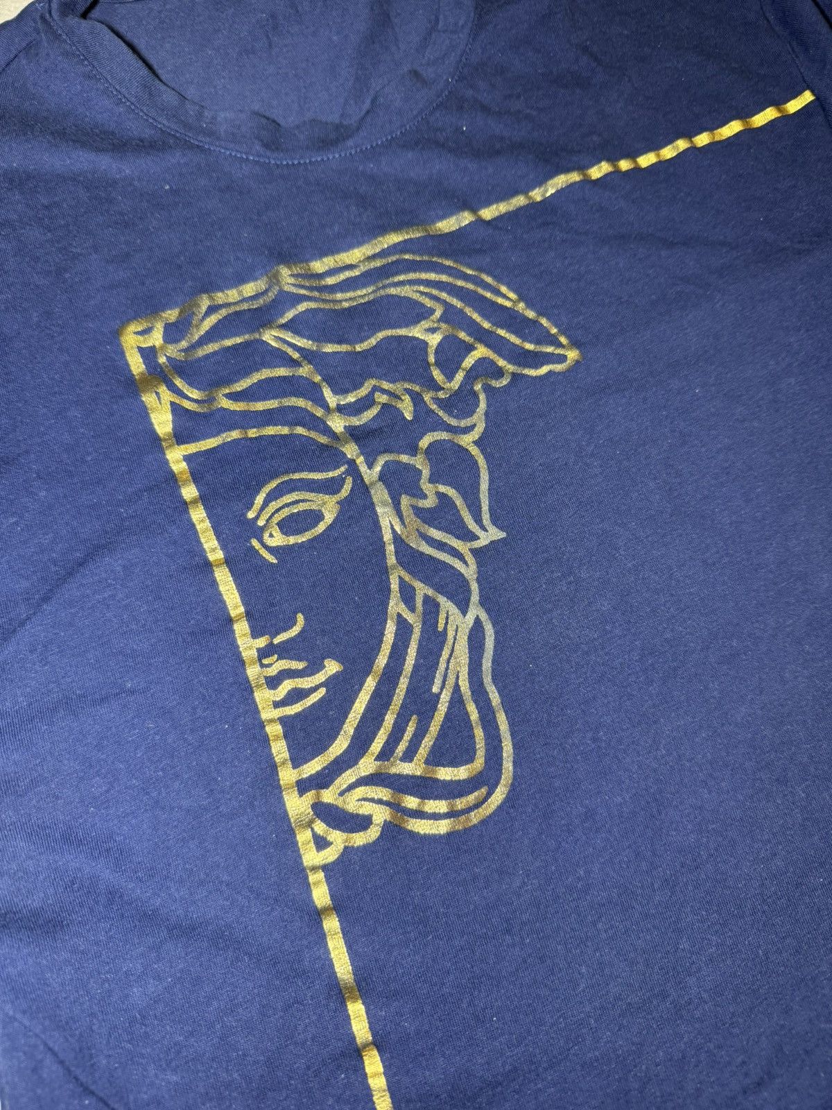Versace VERSACE COLLECTION ANGULAR GOLD/ MEDUSA HEAD T-SHIRT Size US M / EU 48-50 / 2 - 2 Thumbnail