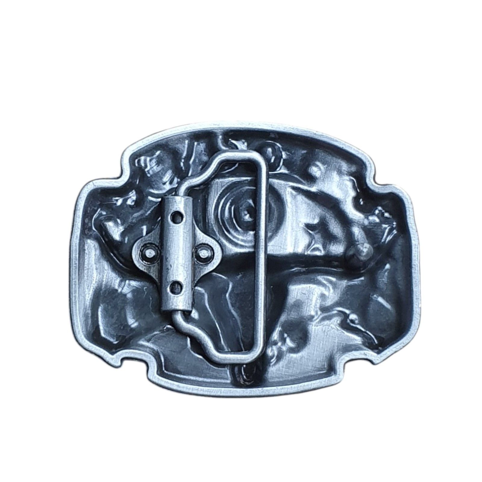 Cowboy Equipment × Vintage Texas Cowboy Western Country USA Buffalo Belt Buckle Size ONE SIZE - 2 Thumbnail