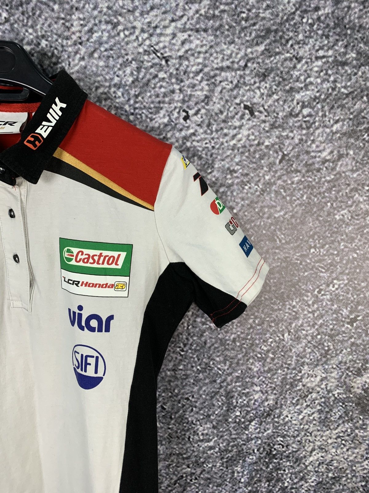 Honda Women’s Honda LCR Team Polo Shirt Moto Racing Castrol Size M Size M / US 6-8 / IT 42-44 - 4 Thumbnail