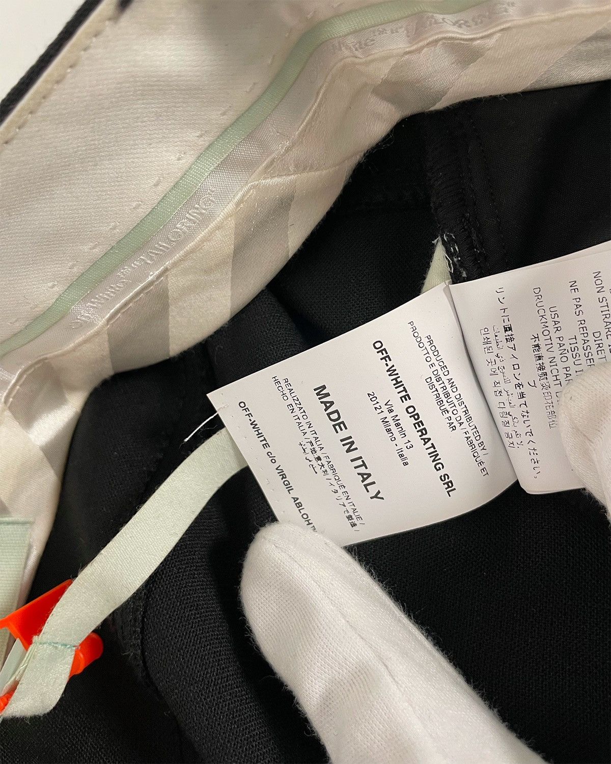 Off-White OFF-WHITE FW 19 Formal Cropped Pants Size 28" / US 6 / IT 42 - 6 Thumbnail