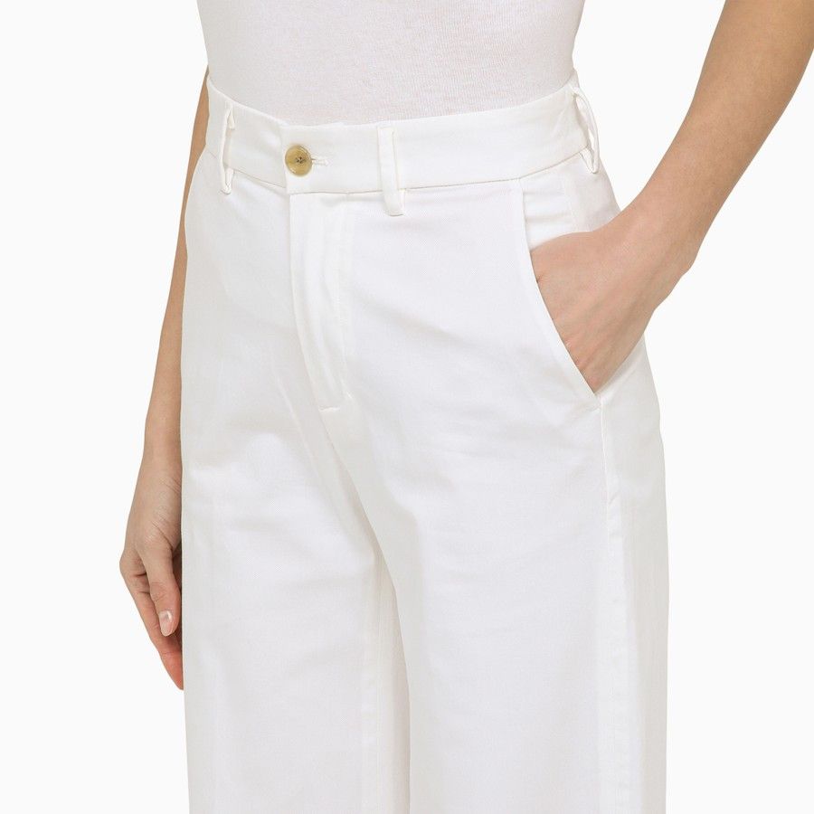 DEPARTMENT5 o1d2blof0824 Cotton Trousers in White Size 30" / US 8 / IT 44 - 5 Thumbnail