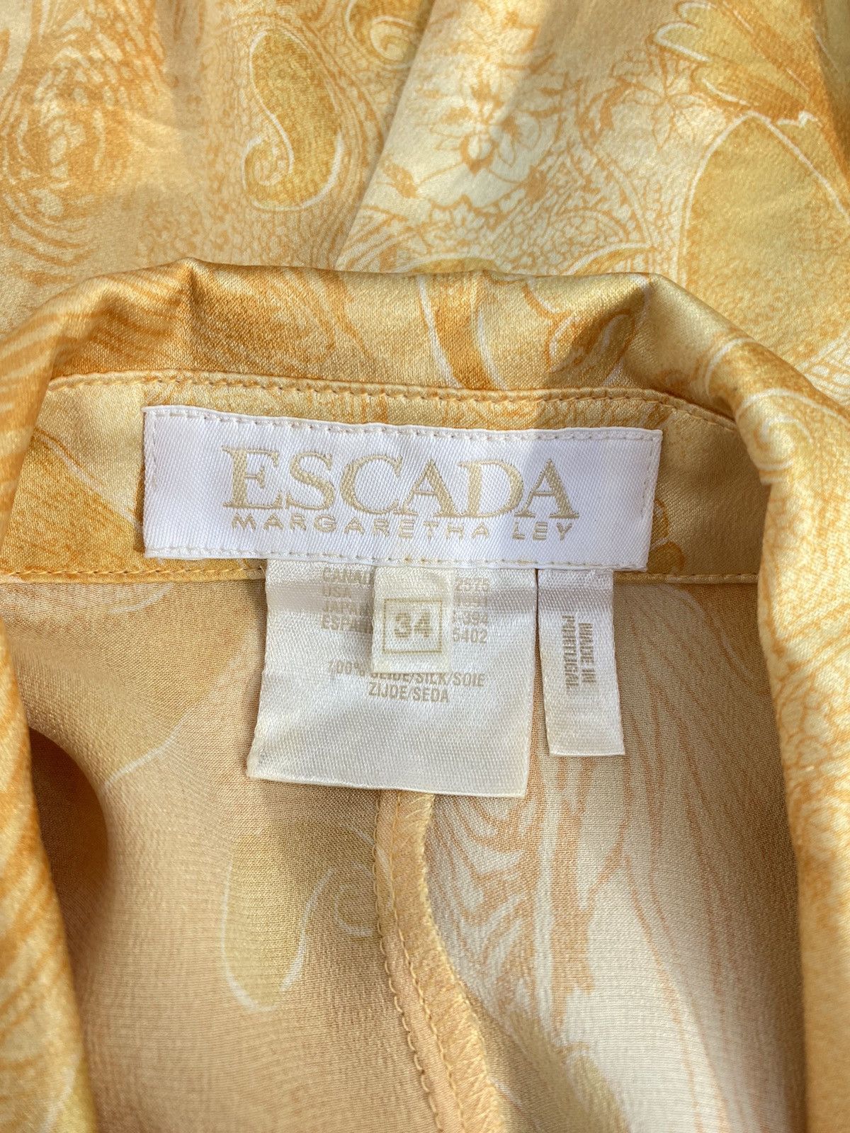Escada Escada printed paisley shirt Size XXS / US 00 / IT 34 - 3 Thumbnail