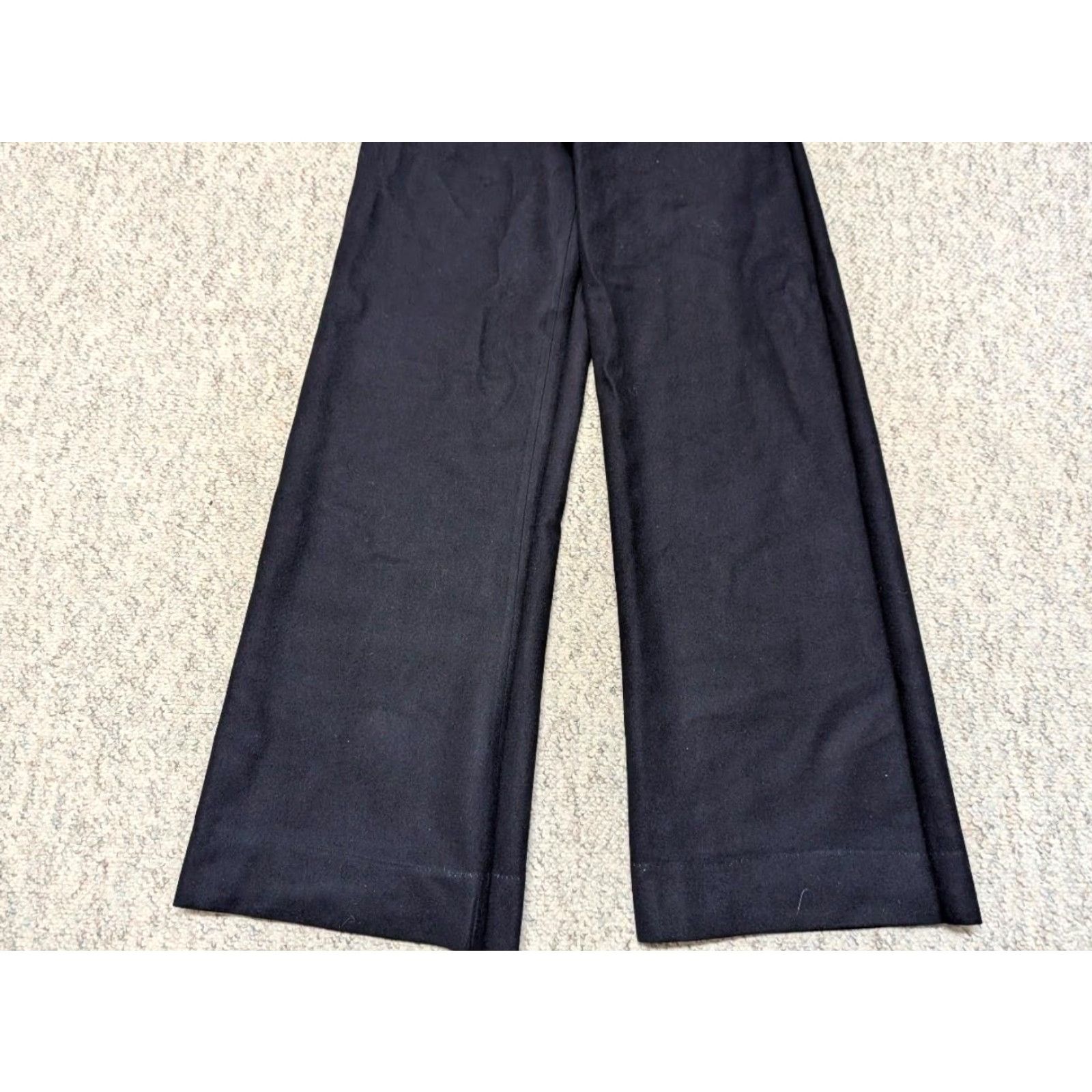 Bell VINTAGE USN SAILOR PANTS Shirt Men 30x34 Navy blue Bell-Bottom Wool WWII USN SAILOR PANTS Mens Size US 30 / EU 46 - 2 Thumbnail